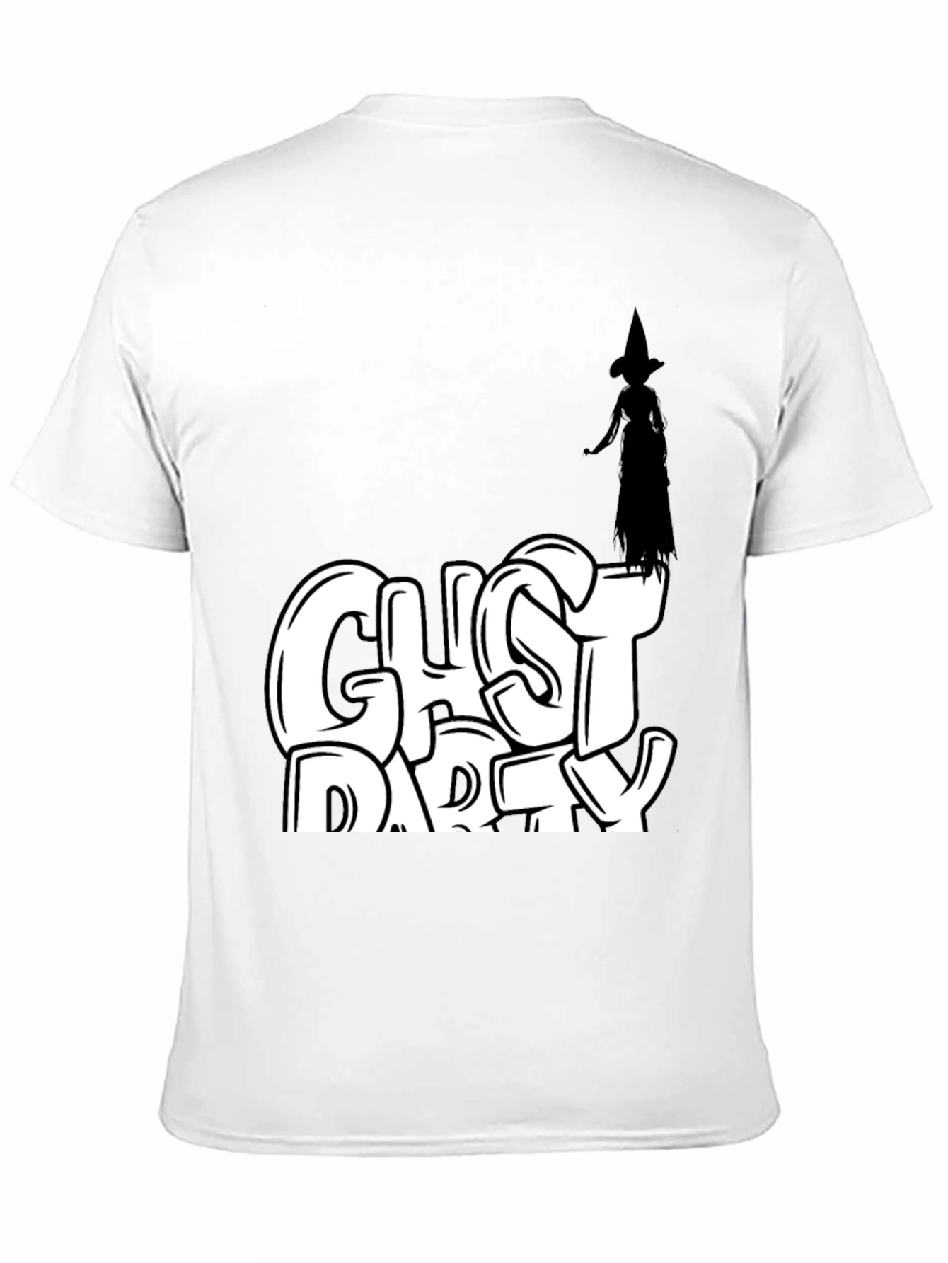 Camiseta Negra Ghost Party Halloween