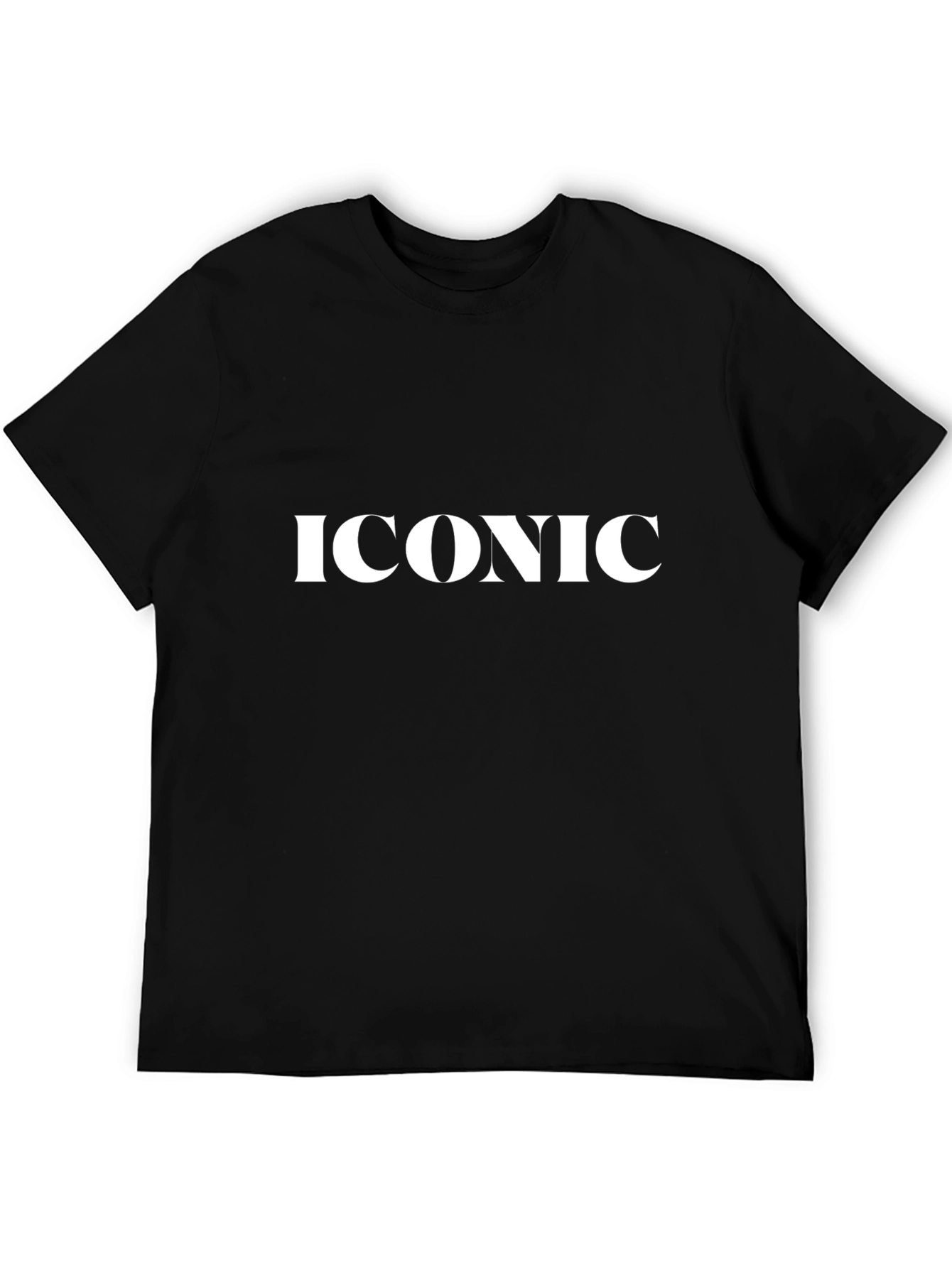 Camiseta Negra Icónica para Hombre