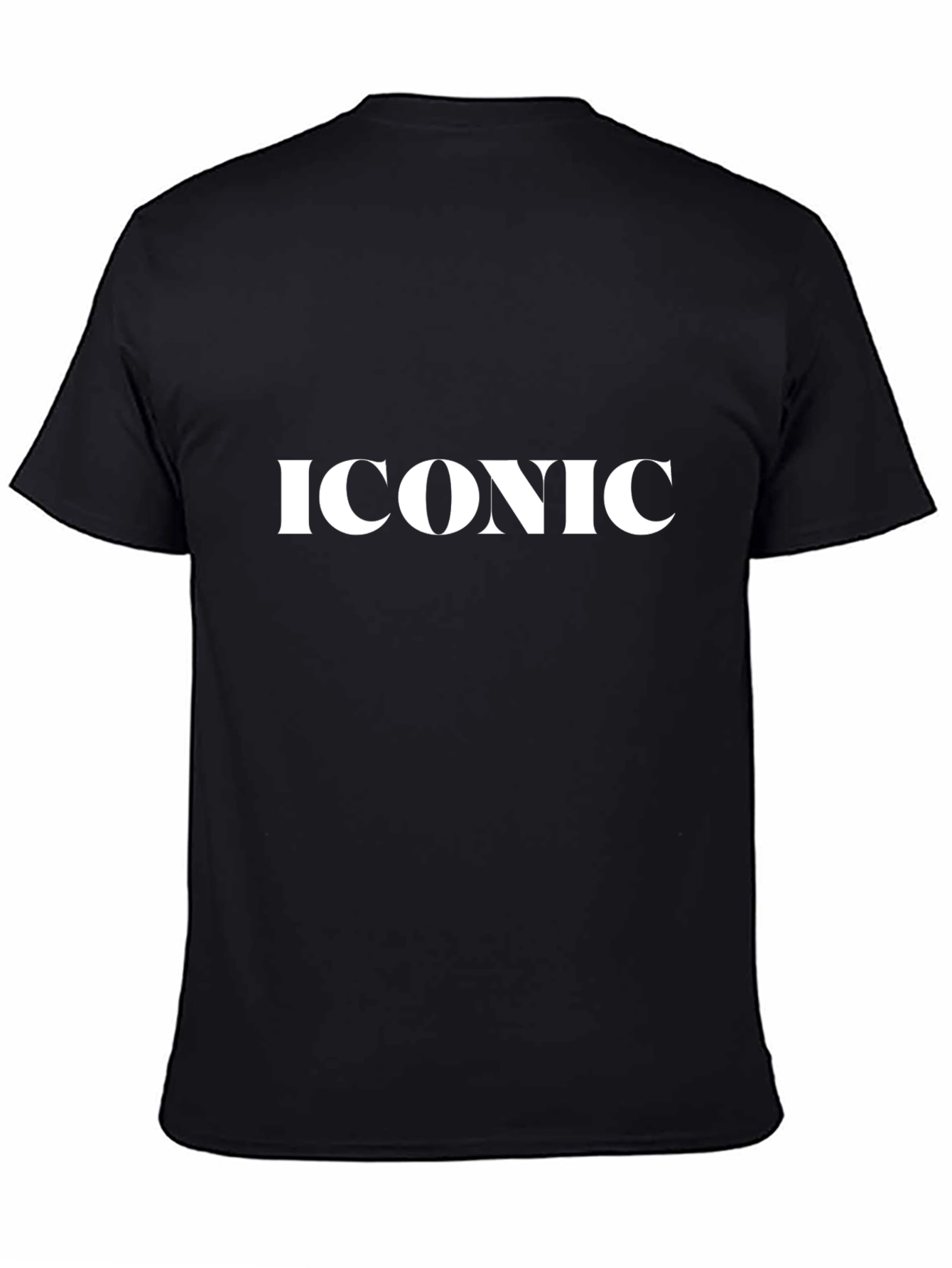 Camiseta Negra Icónica para Hombre