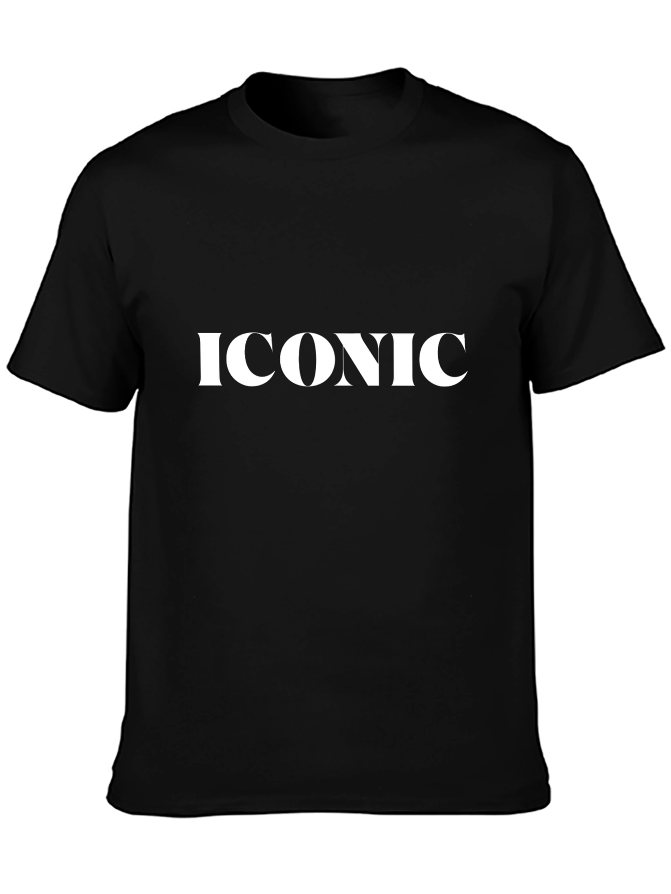 Camiseta Negra Icónica para Hombre