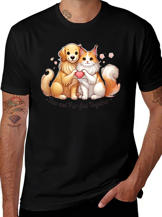 Camiseta Paw and Purr-fect Together