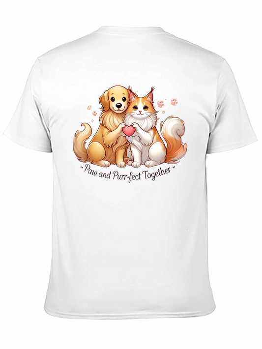 Camiseta Paw and Purr-fect Together