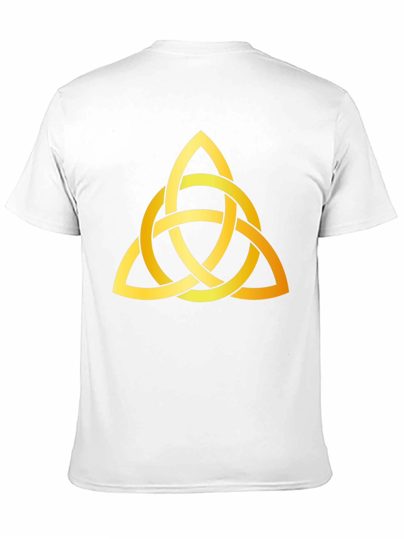 Camiseta Negra con Nudo Celta Dorado