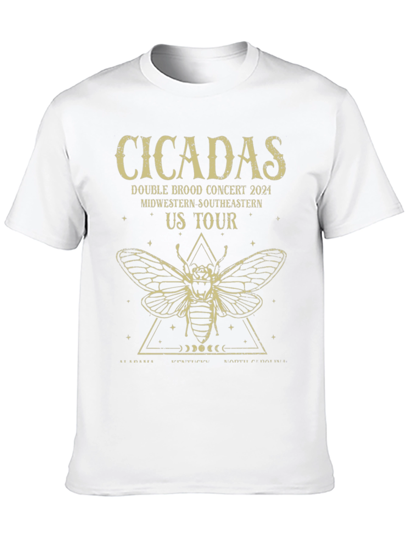 Camiseta Negra Cicadas Tour 2024