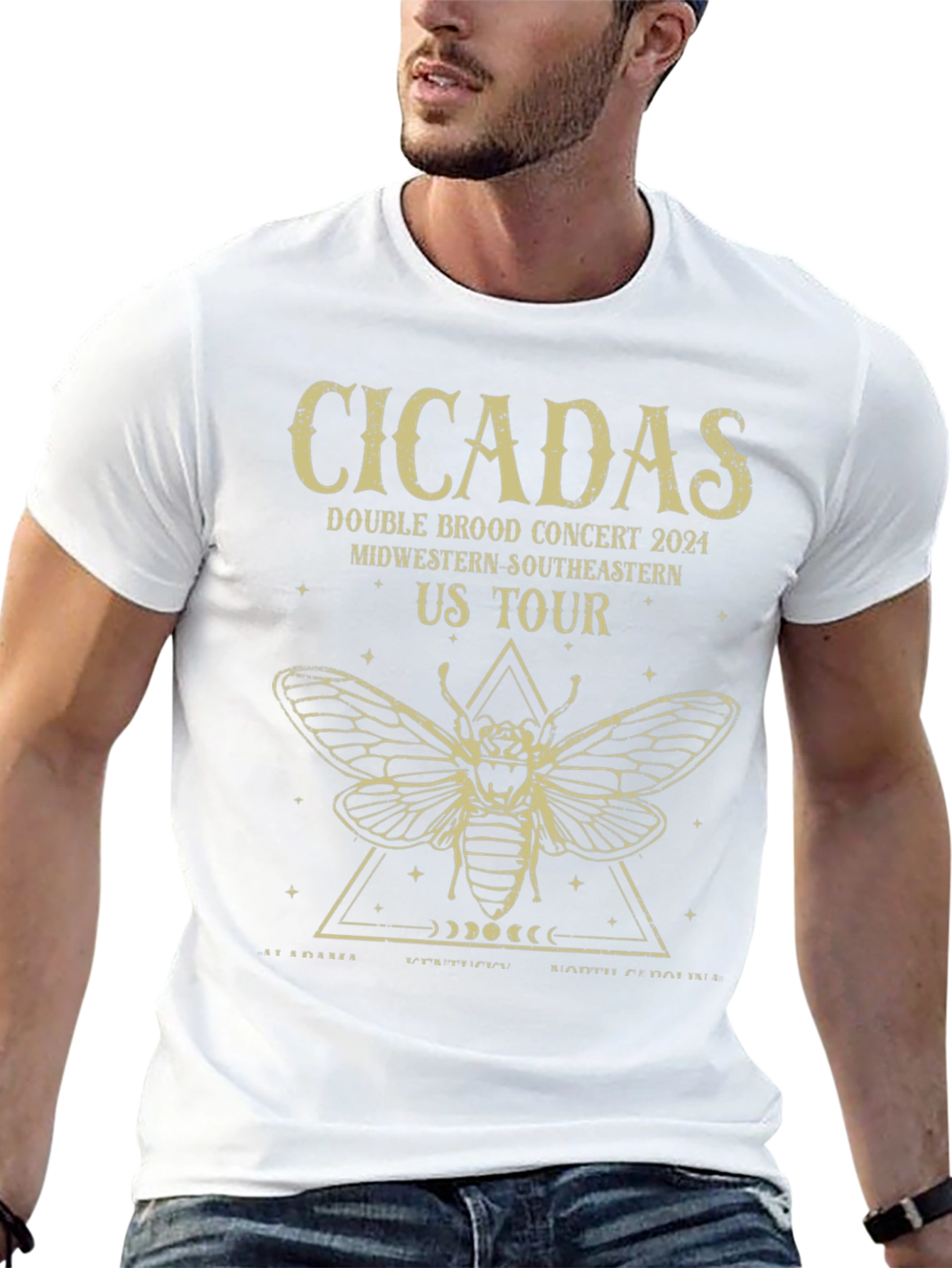 Camiseta Negra Cicadas Tour 2024