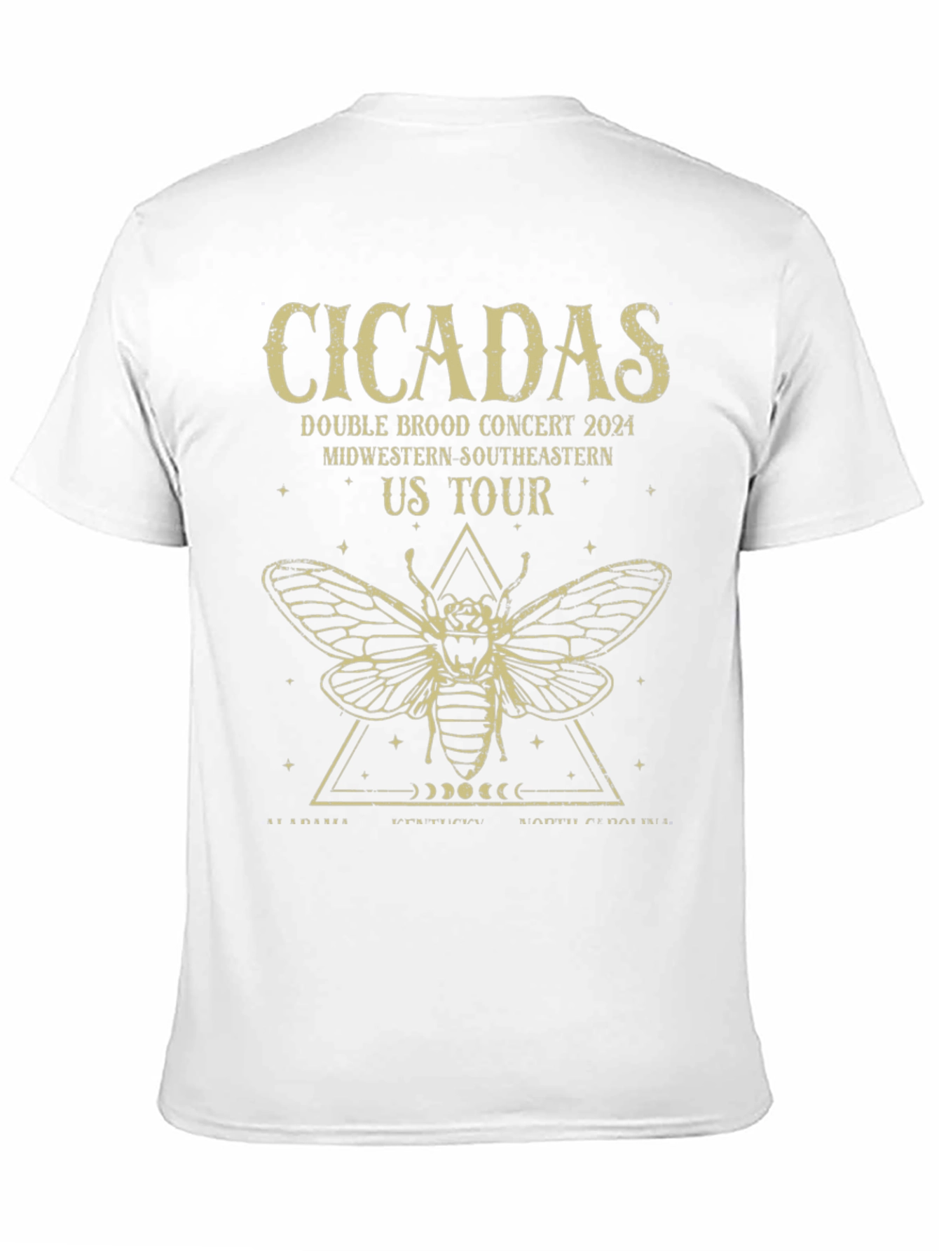 Camiseta Negra Cicadas Tour 2024