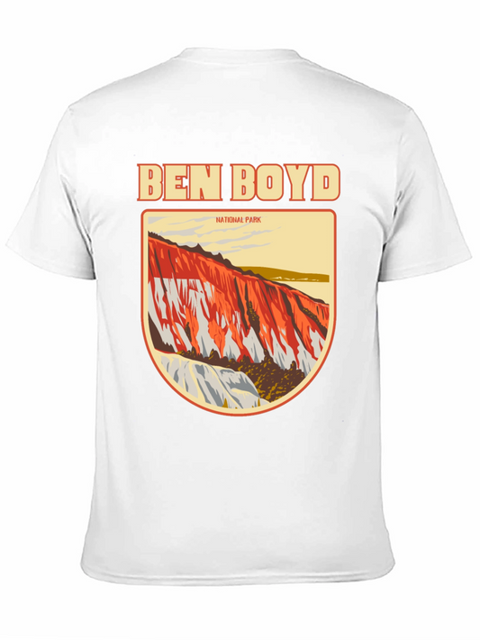 Camiseta Negra Ben Boyd National Park para Hombre