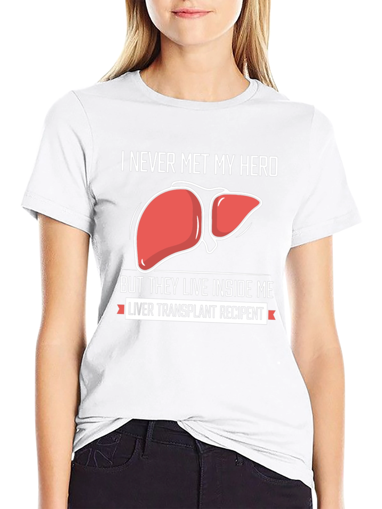 Camiseta Héroe Trasplante de Hígado