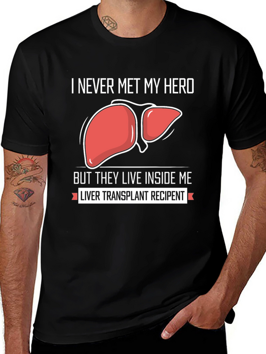 Camiseta Héroe Trasplante de Hígado