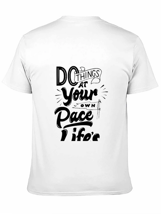 Camiseta Negra con Diseño Motivacional Inspiradora