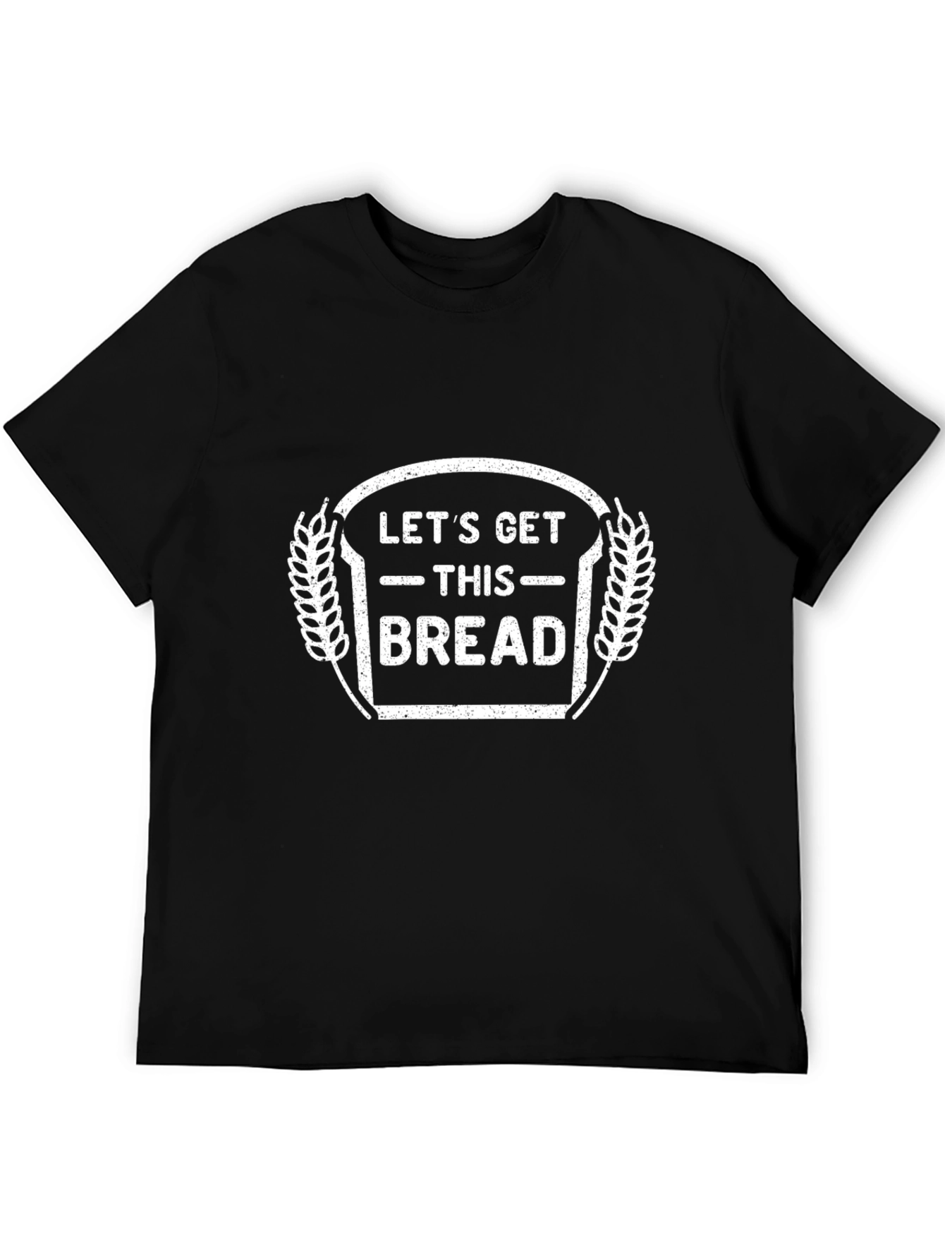 Camiseta Negra Lets Get This Bread