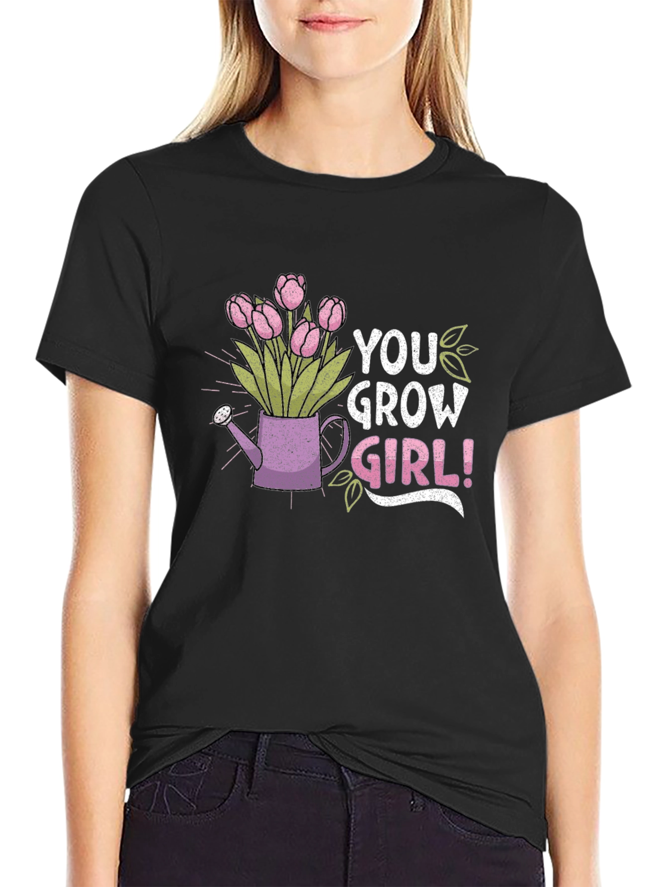 Camiseta Negra You Grow Girl!