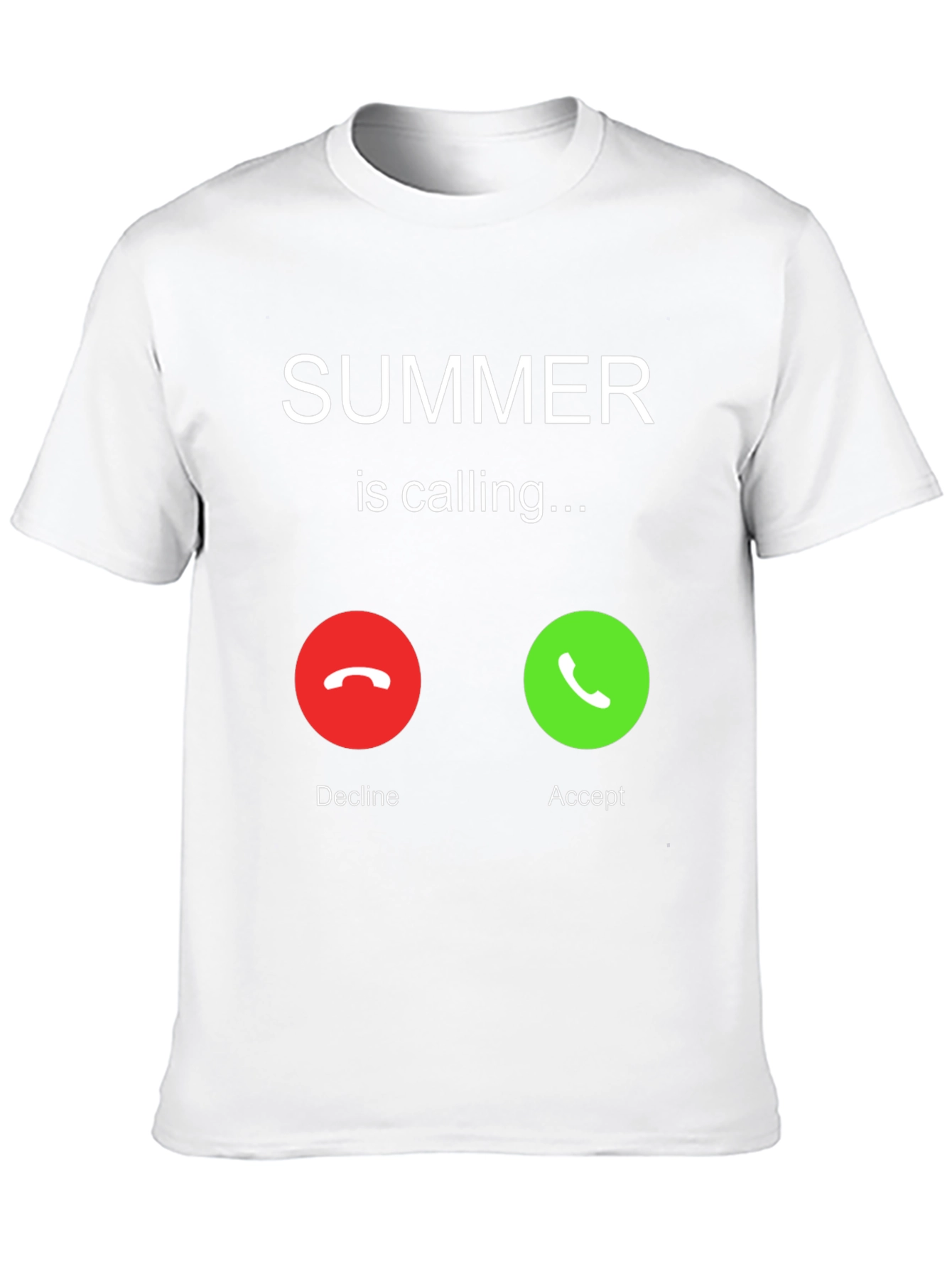 Camiseta Negra Summer is Calling para Hombre
