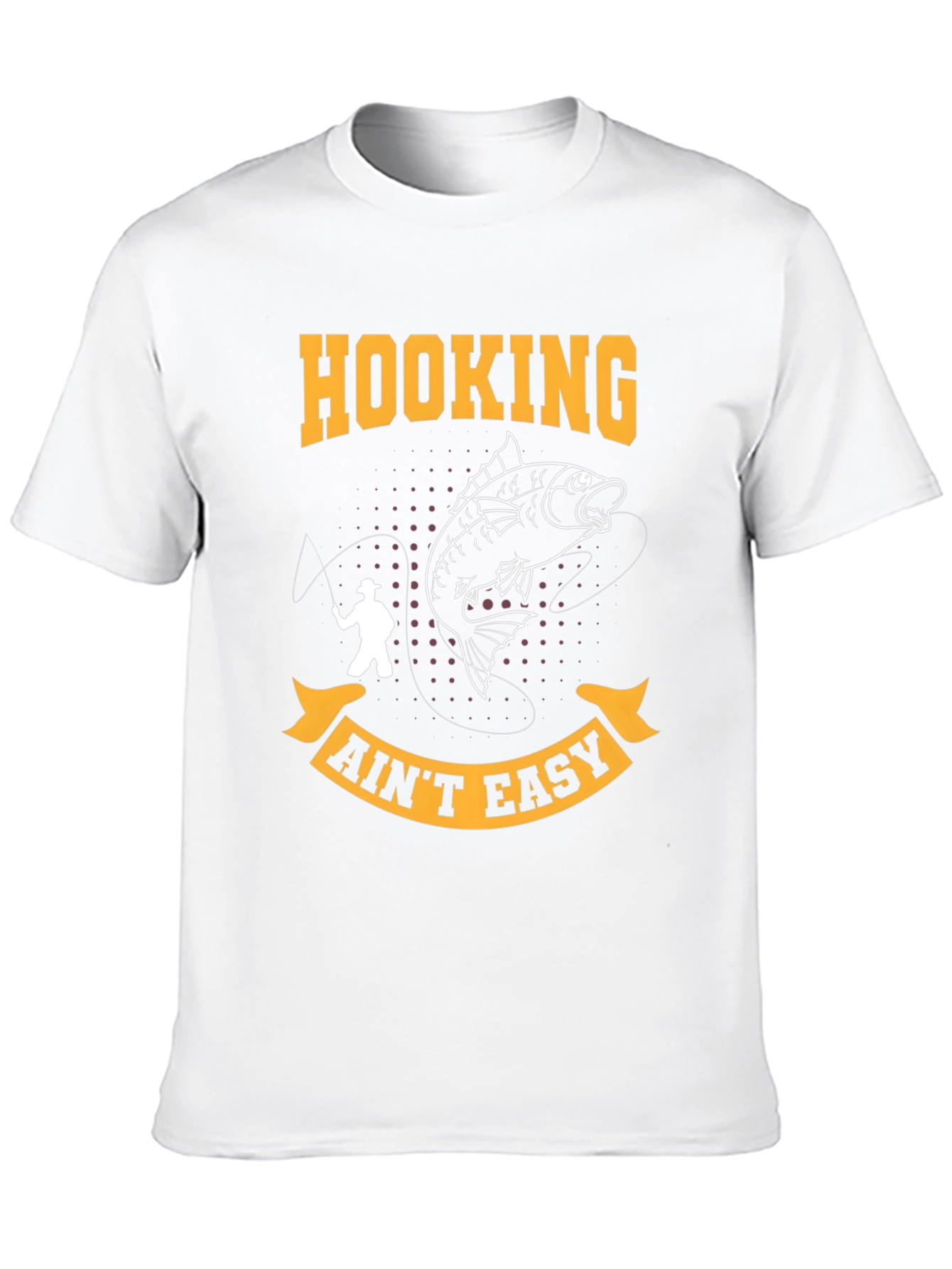 Camiseta Hooking Aint Easy para Pescadores