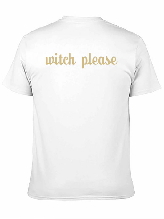 Camiseta Negra Witch Please - Estilo Casual