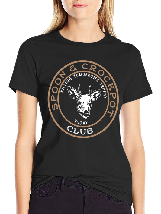Camiseta Negra Spoon & Crockpot Club