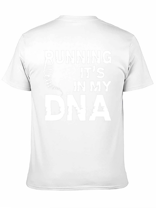 Camiseta Negra Running DNA - Para Corredores Apasionados
