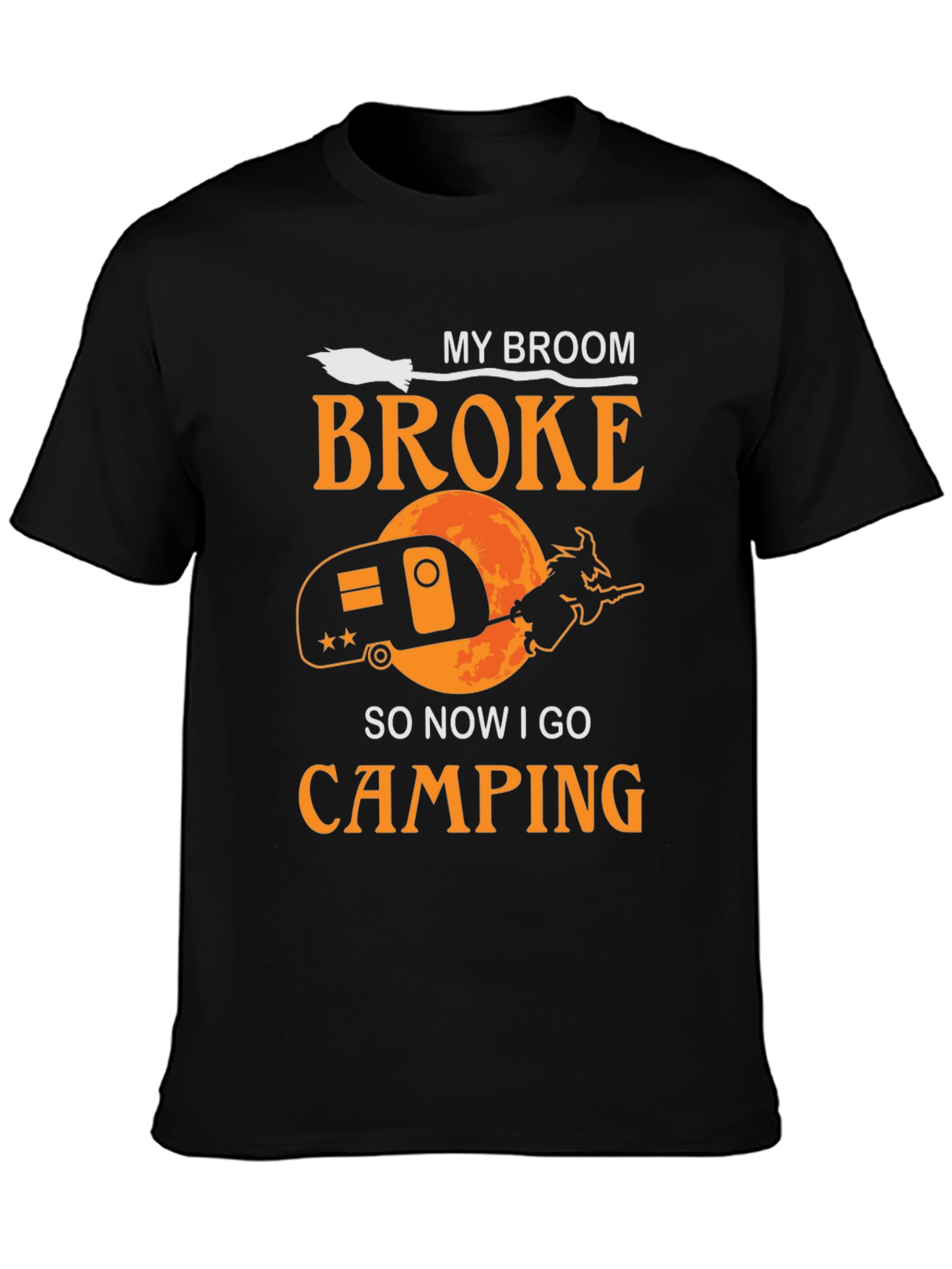 Camiseta Halloween Camping Bruja