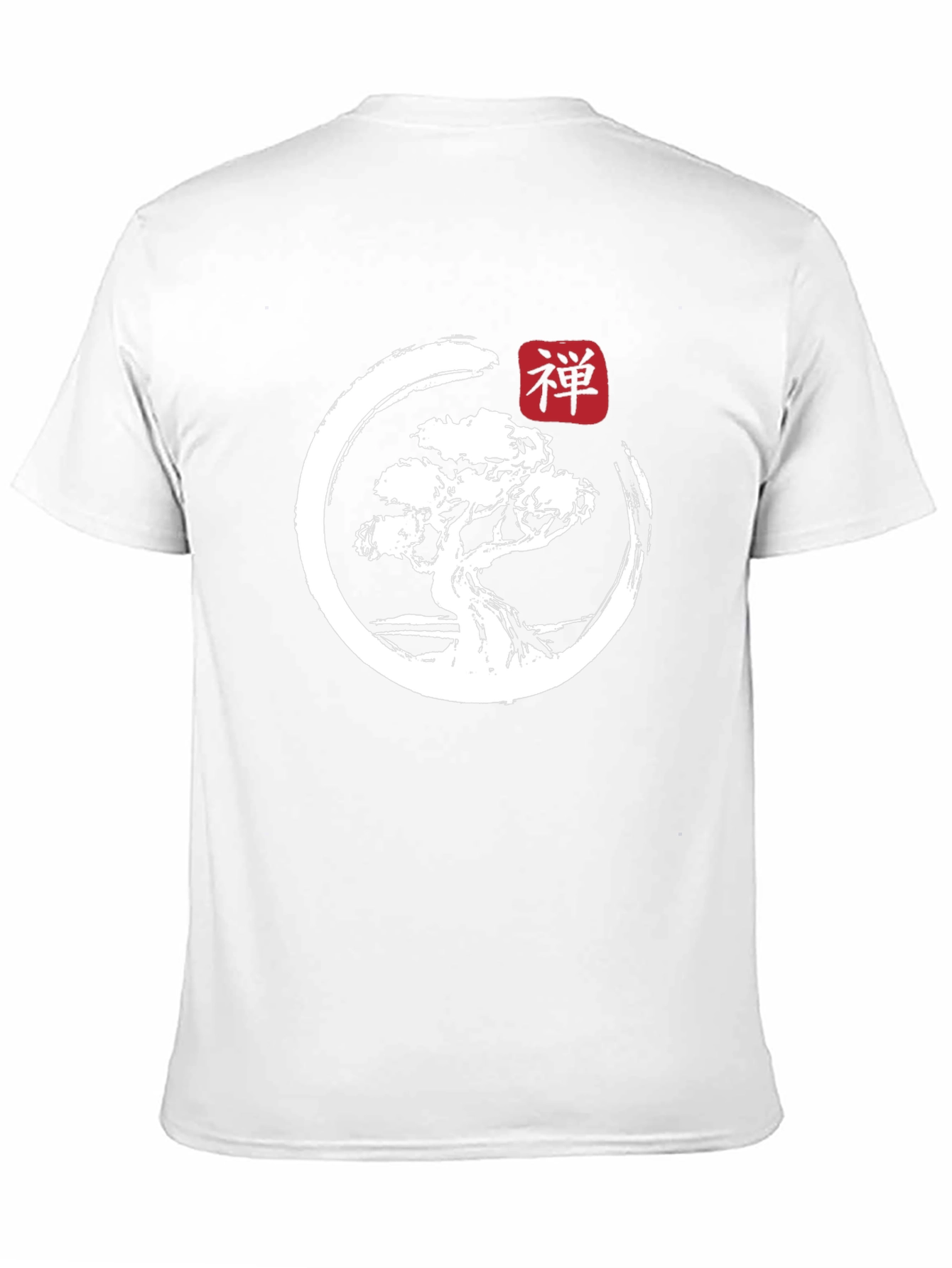 Camiseta Hombre Zen Bonsái Diseño Japonés