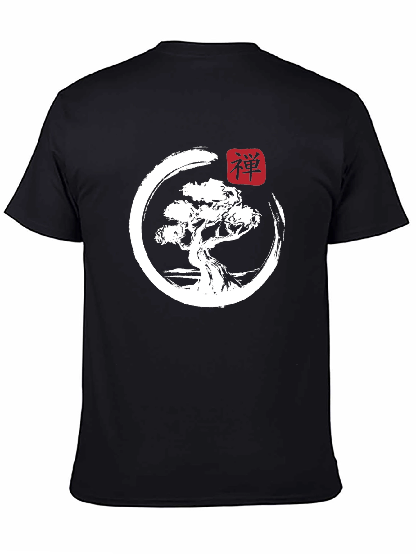 Camiseta Hombre Zen Bonsái Diseño Japonés