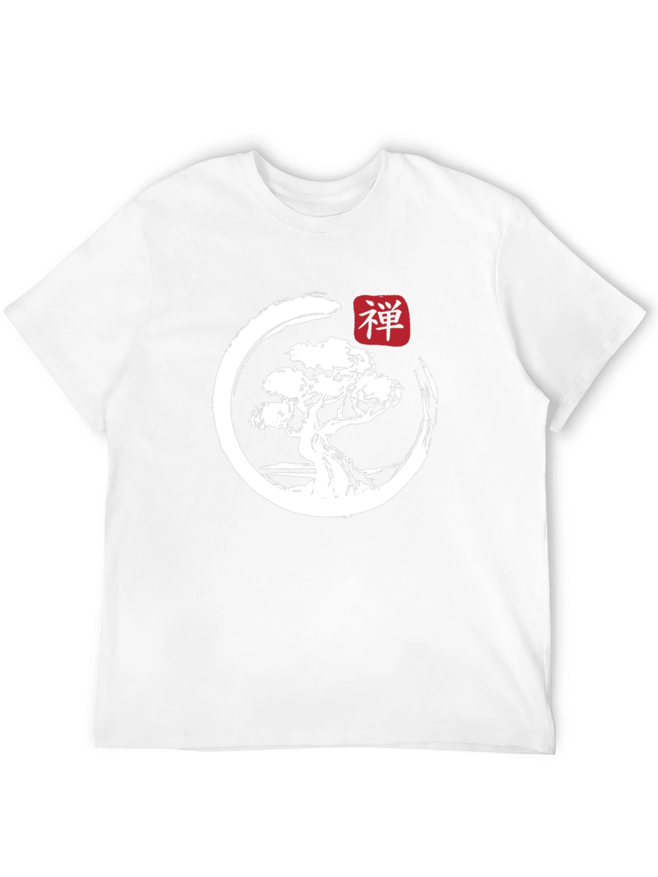 Camiseta Hombre Zen Bonsái Diseño Japonés