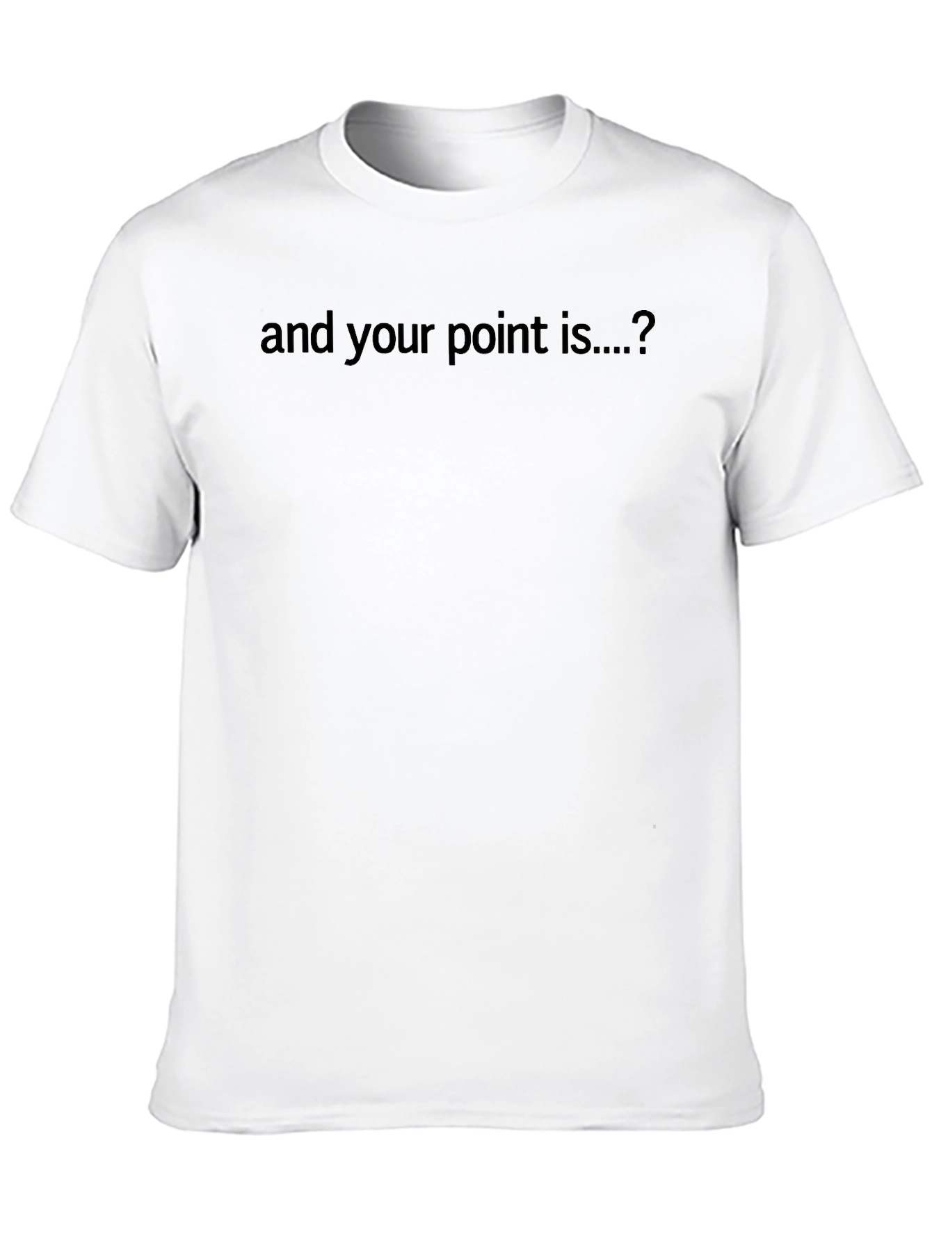 Camiseta Negra: ¿Y tu punto es...?