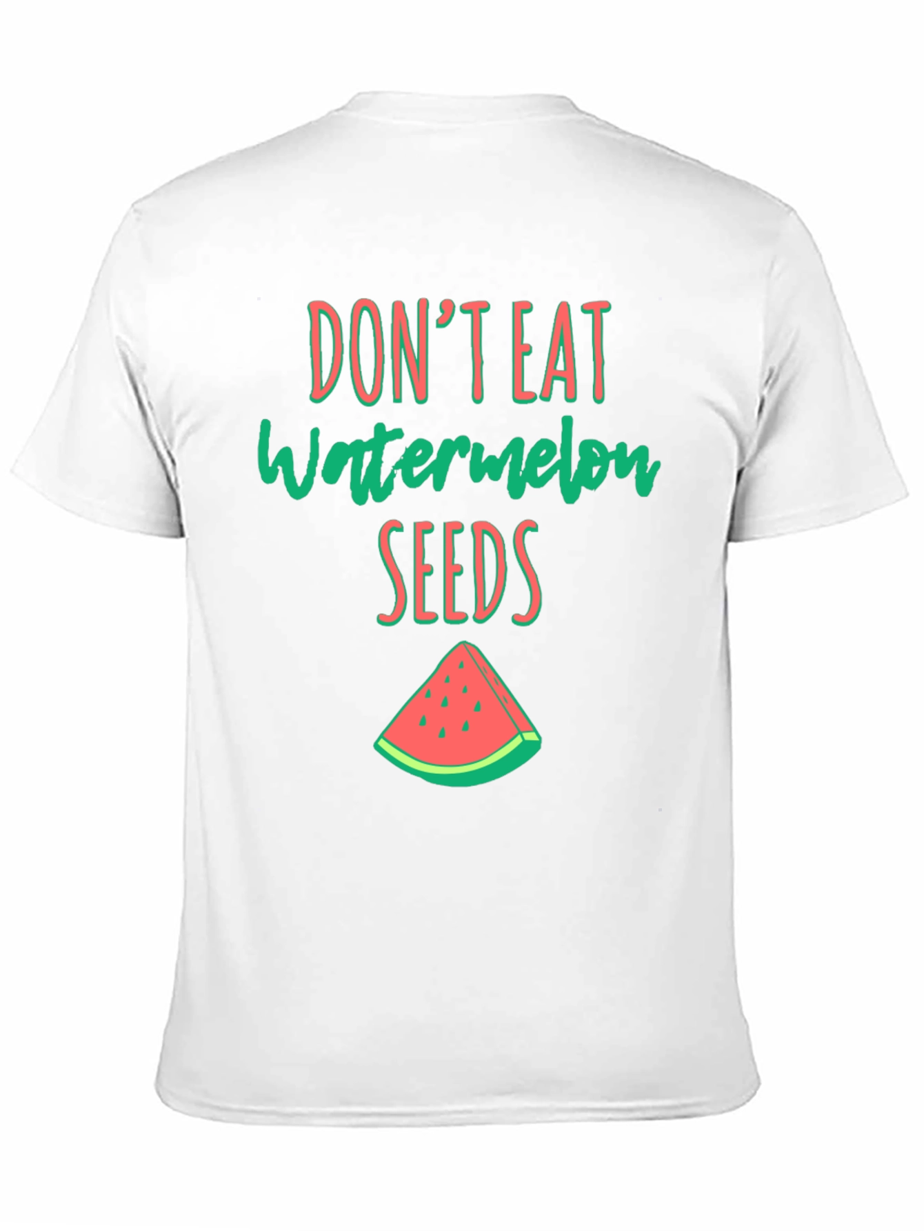Camiseta Negra con Estampado de Sandia