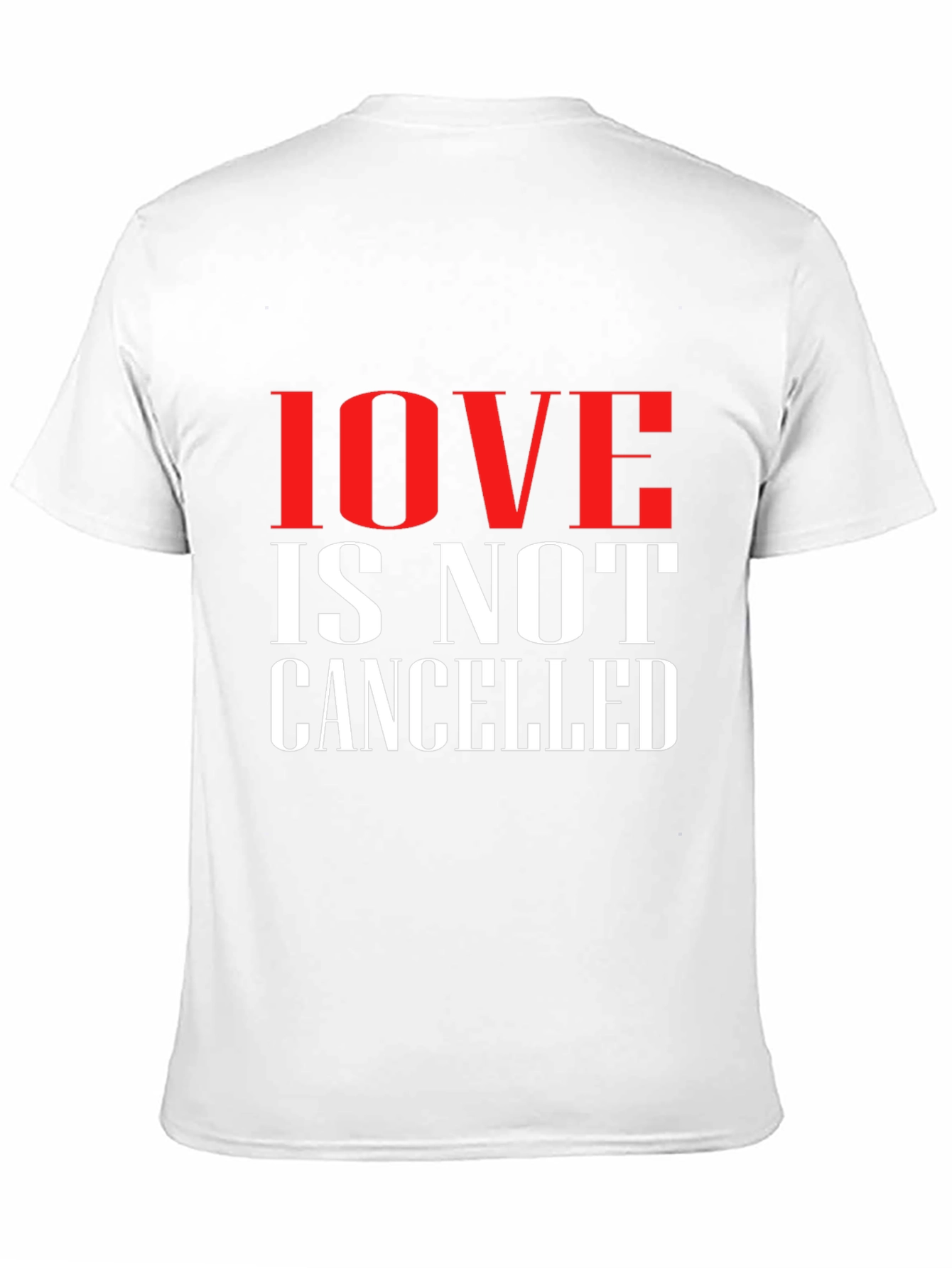 Camiseta Negra: Love is Not Cancelled