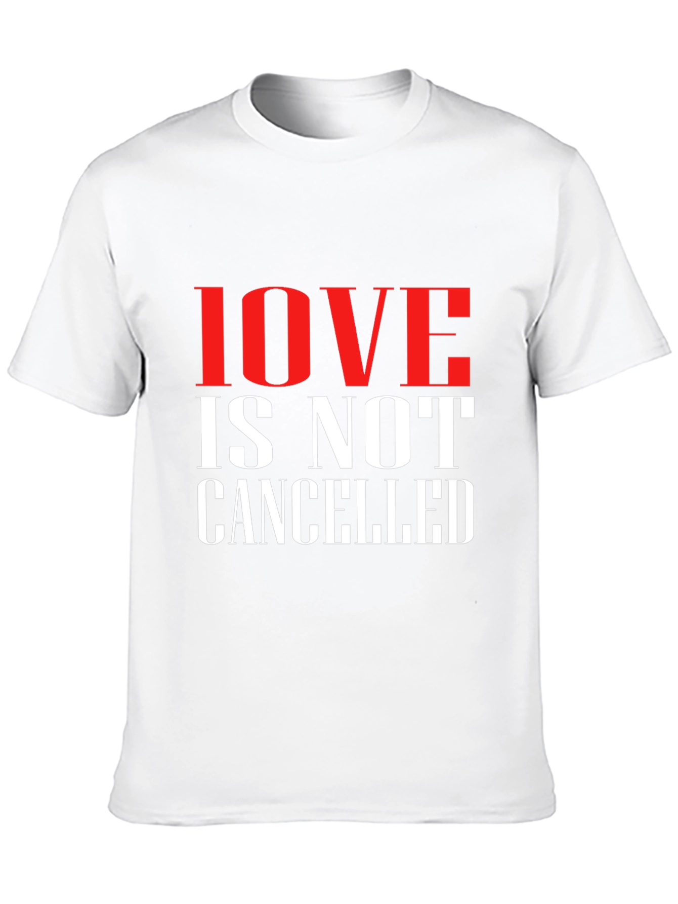 Camiseta Negra: Love is Not Cancelled