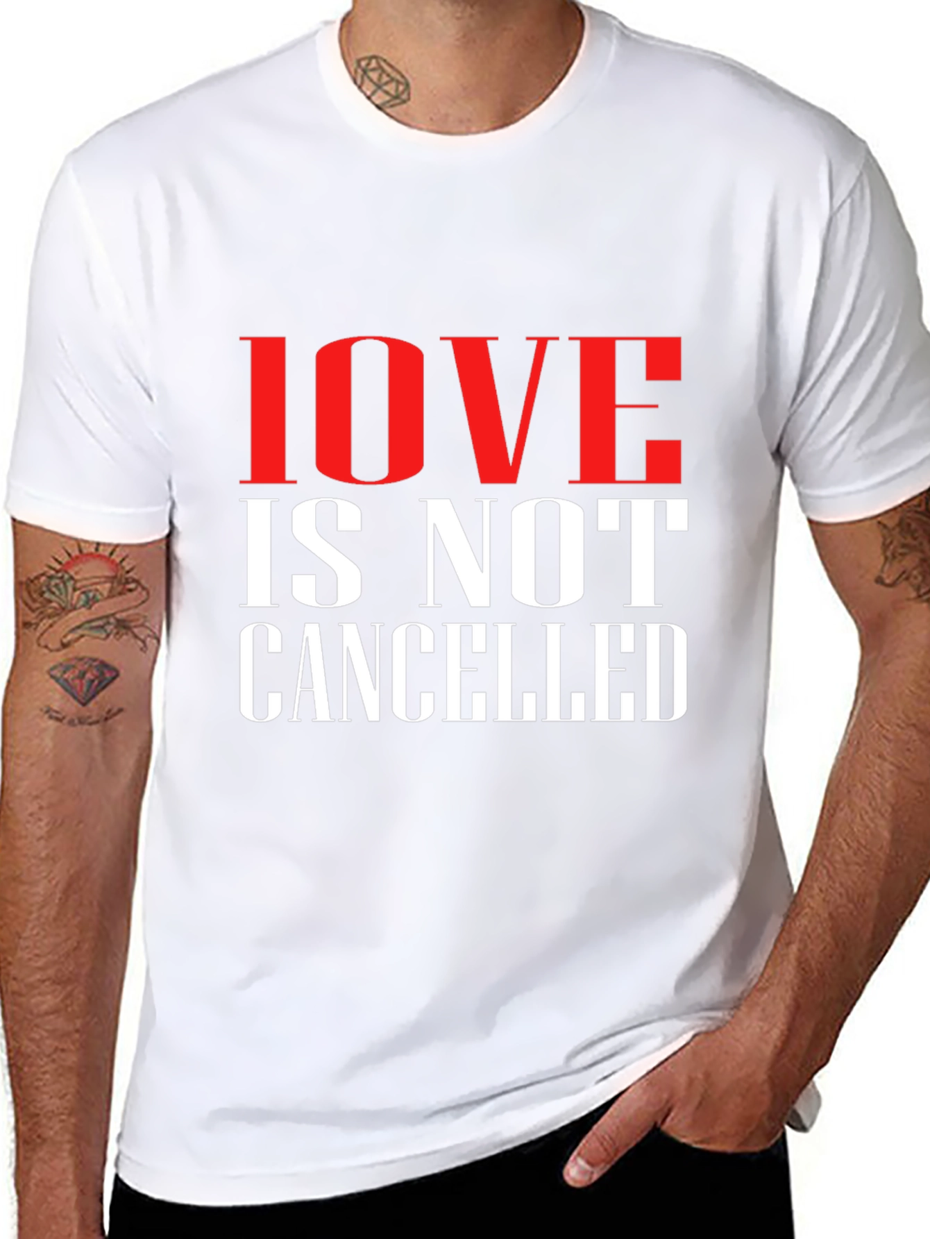 Camiseta Negra: Love is Not Cancelled