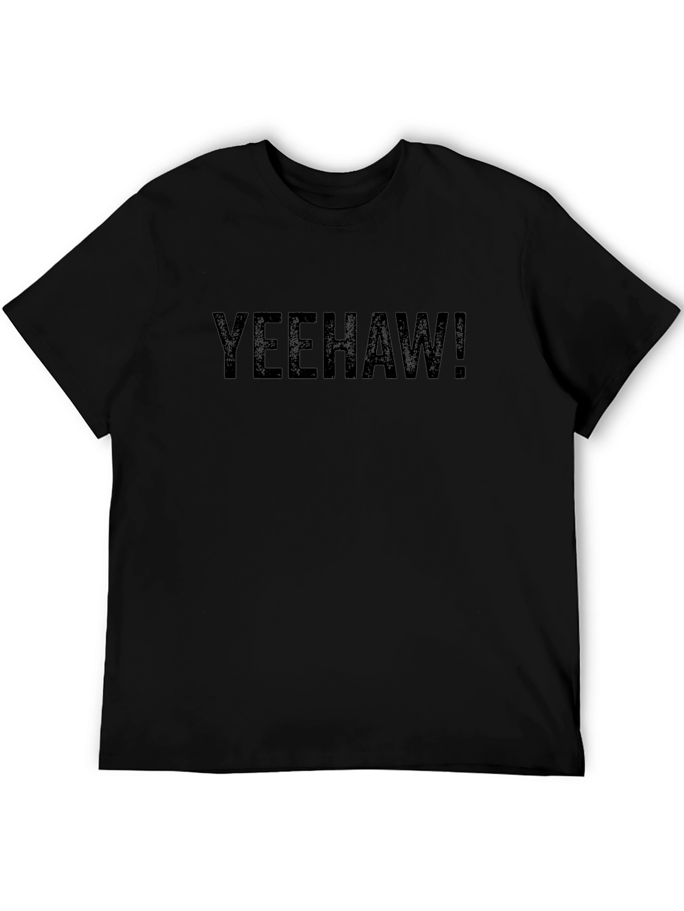 Camiseta Negra Yeehaw! Casual