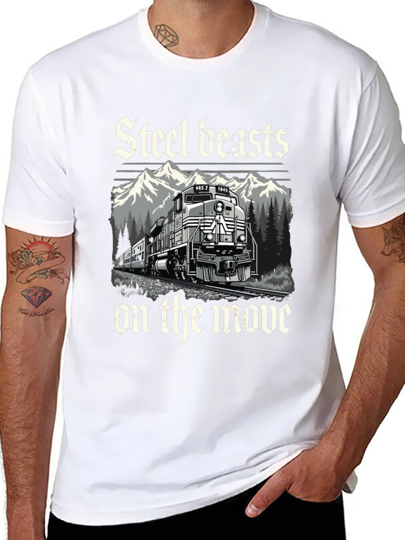 Camiseta Negra Bestias de Acero