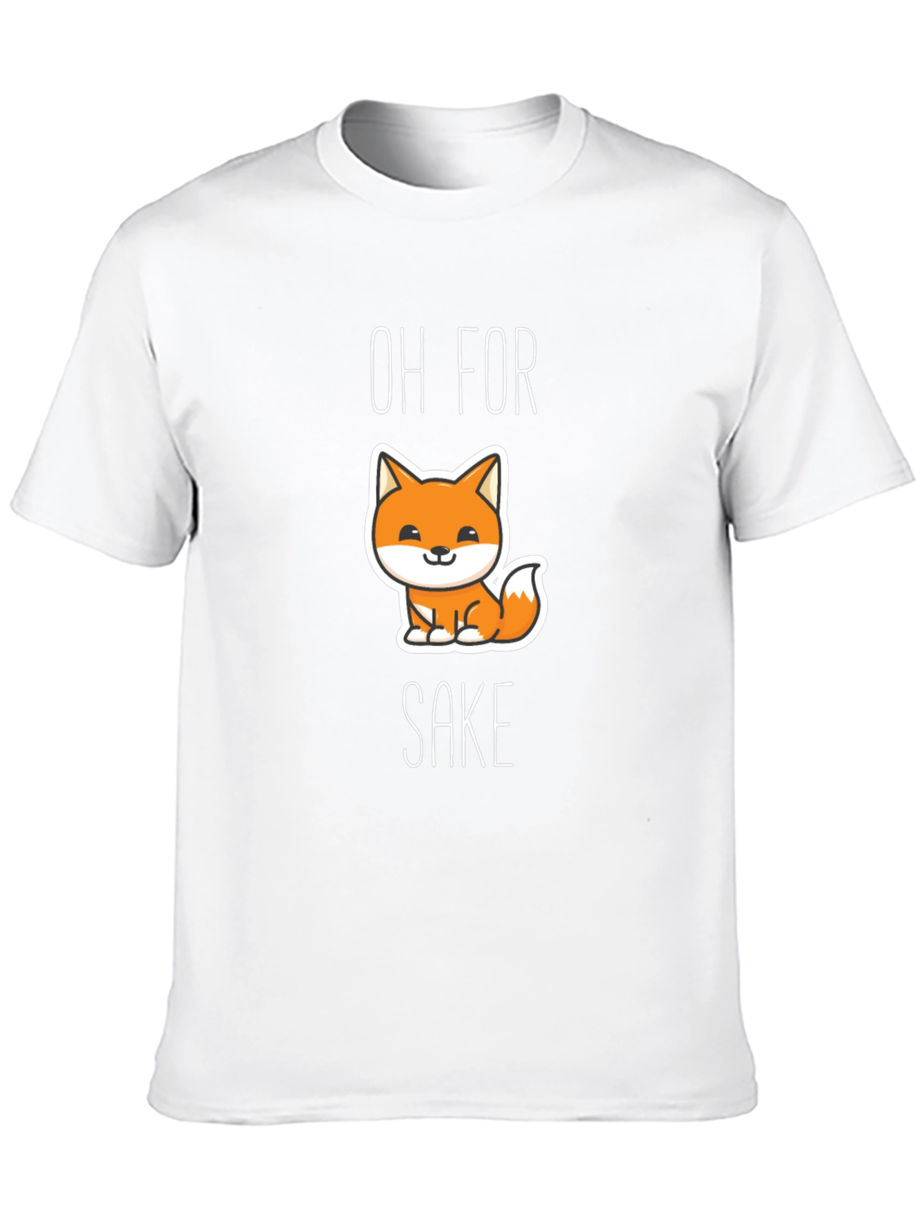 Camiseta Negra Oh For Fox Sake