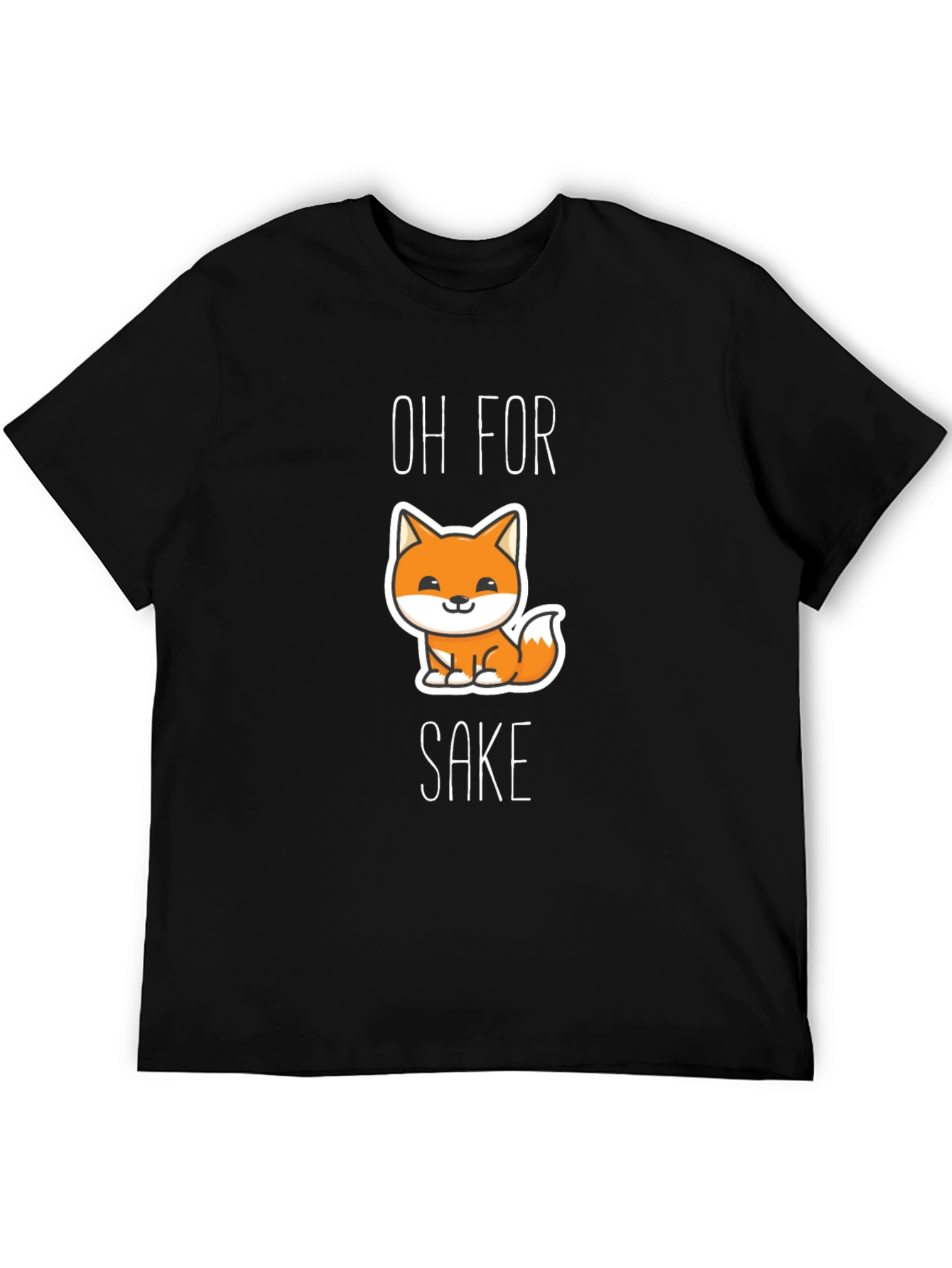 Camiseta Negra Oh For Fox Sake