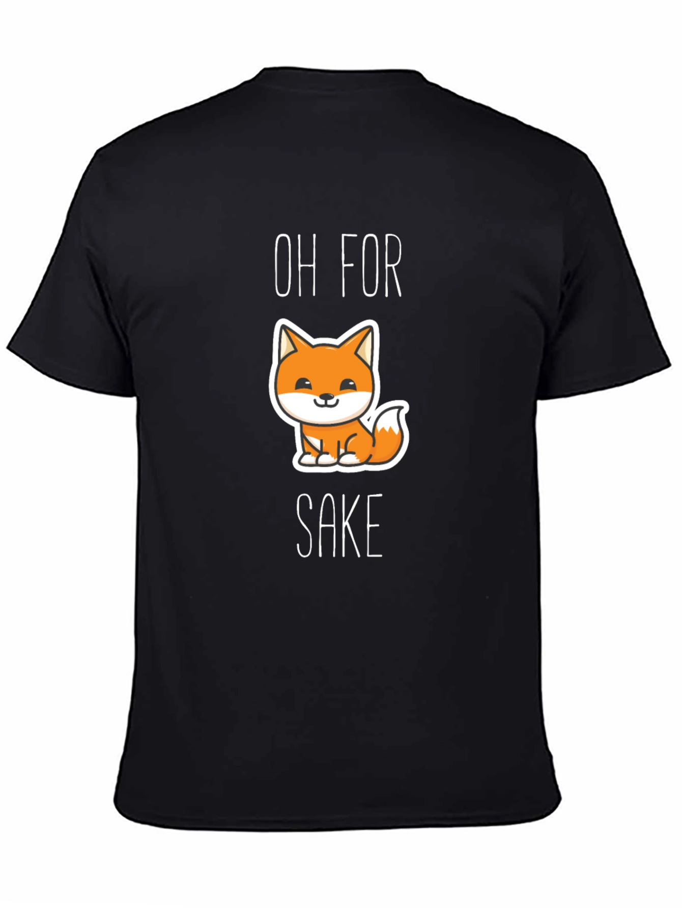 Camiseta Negra Oh For Fox Sake