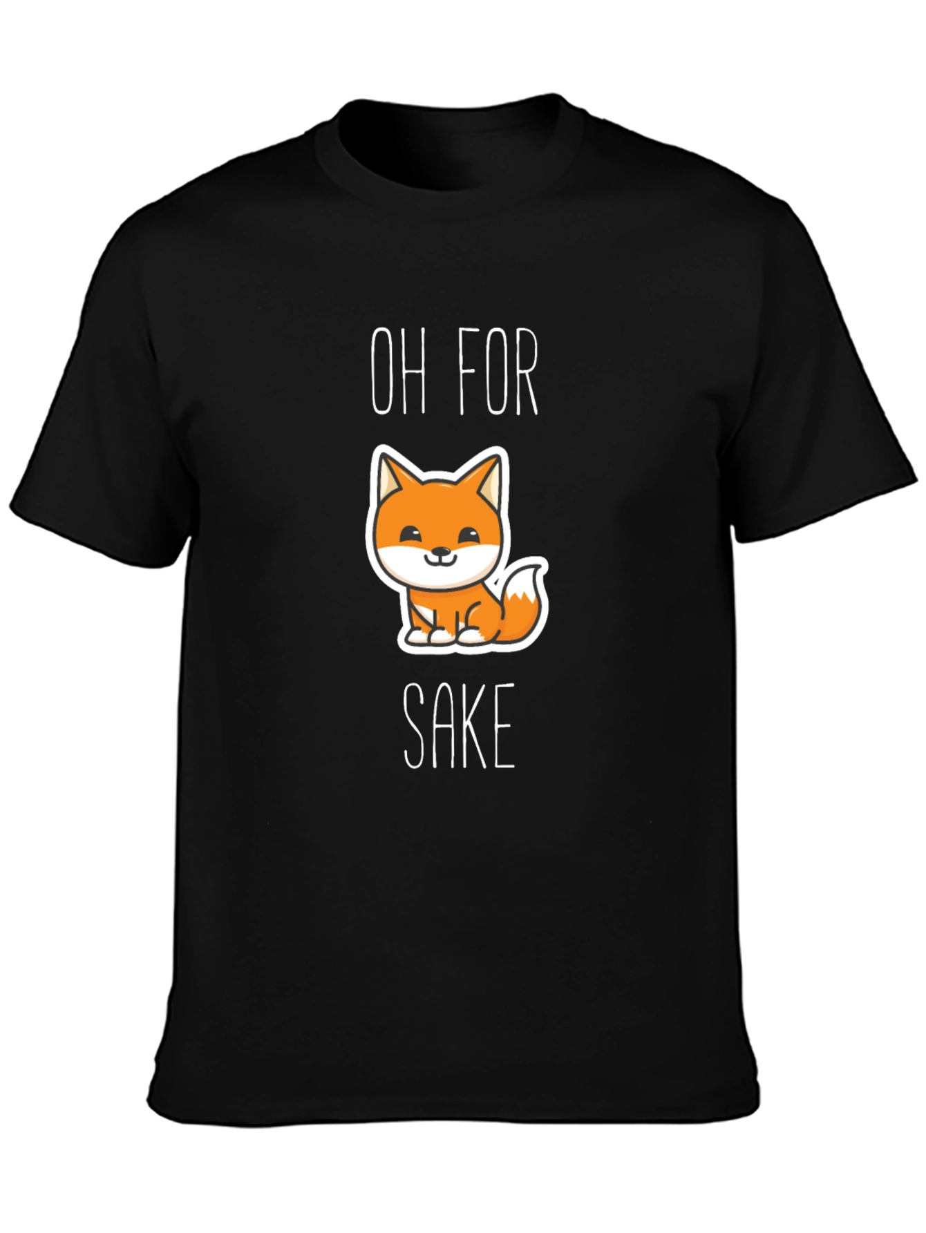 Camiseta Negra Oh For Fox Sake