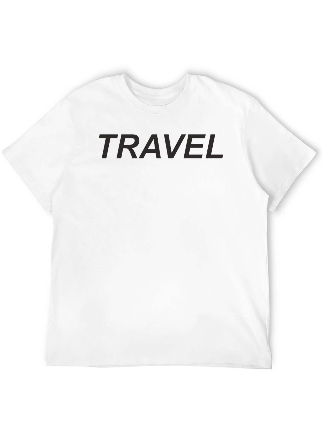 Camiseta Negra Travel Casual Unisex