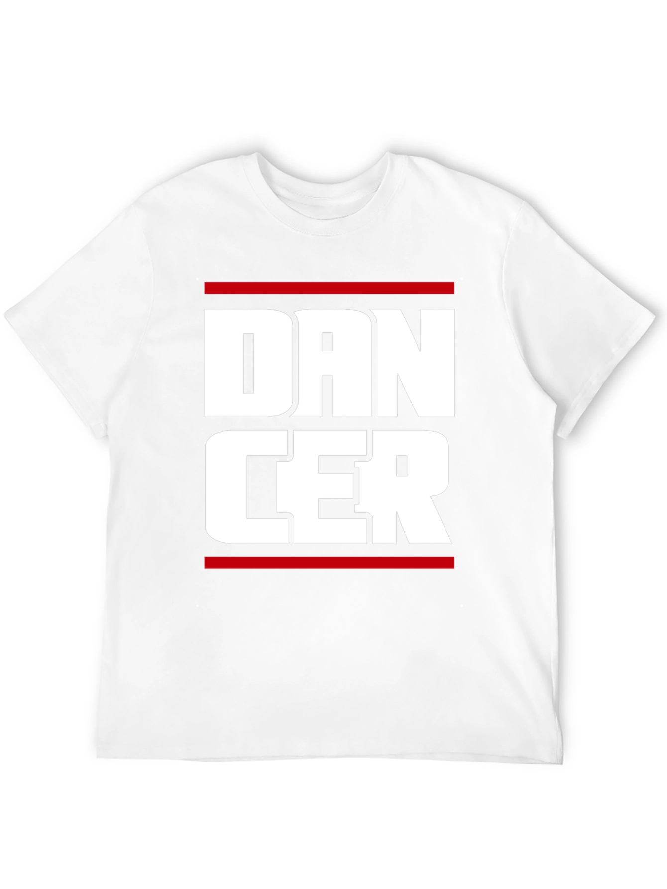 Camiseta Negra con Diseño Dancer