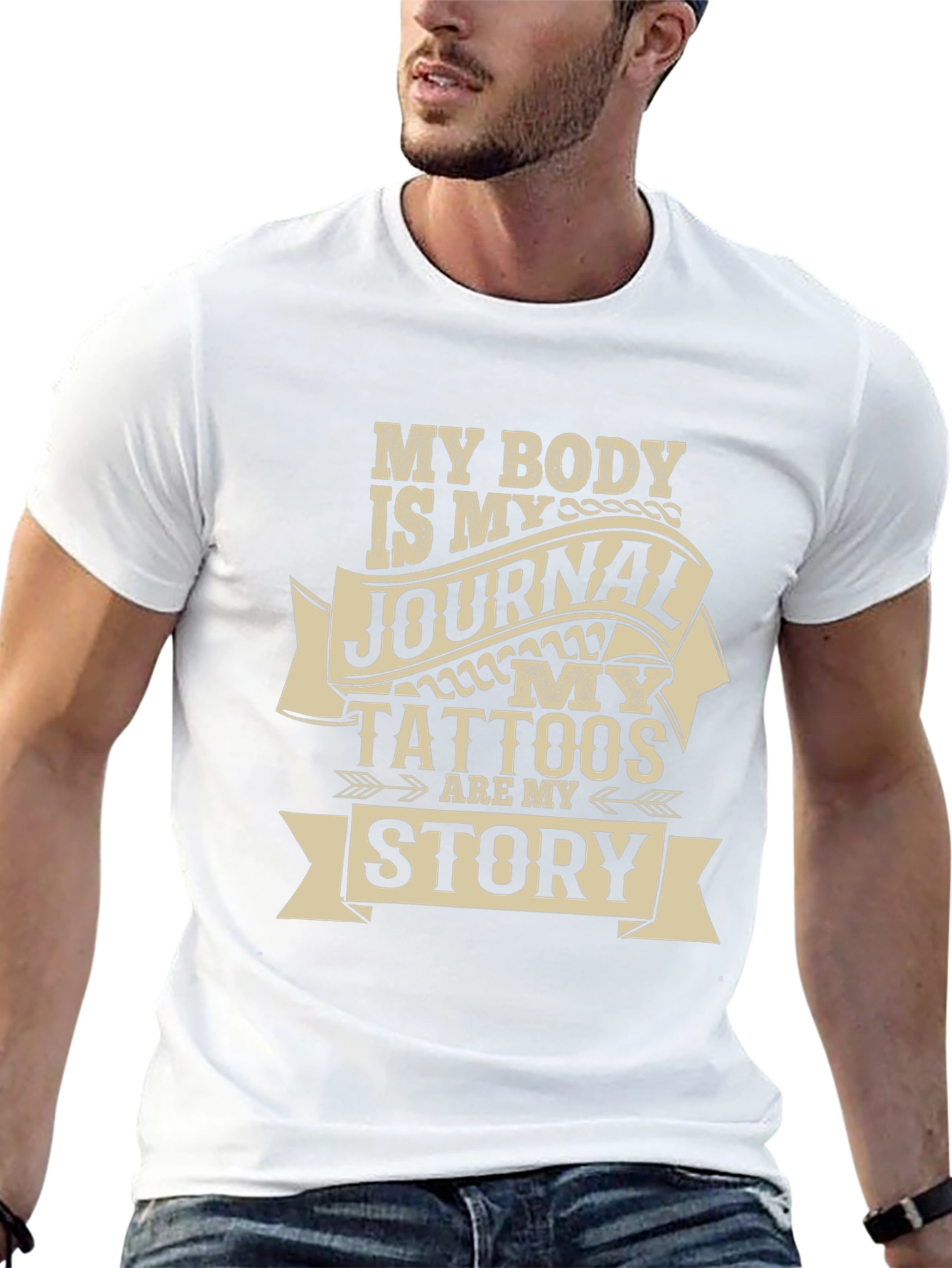 Camiseta Negra My Body Is My Journal
