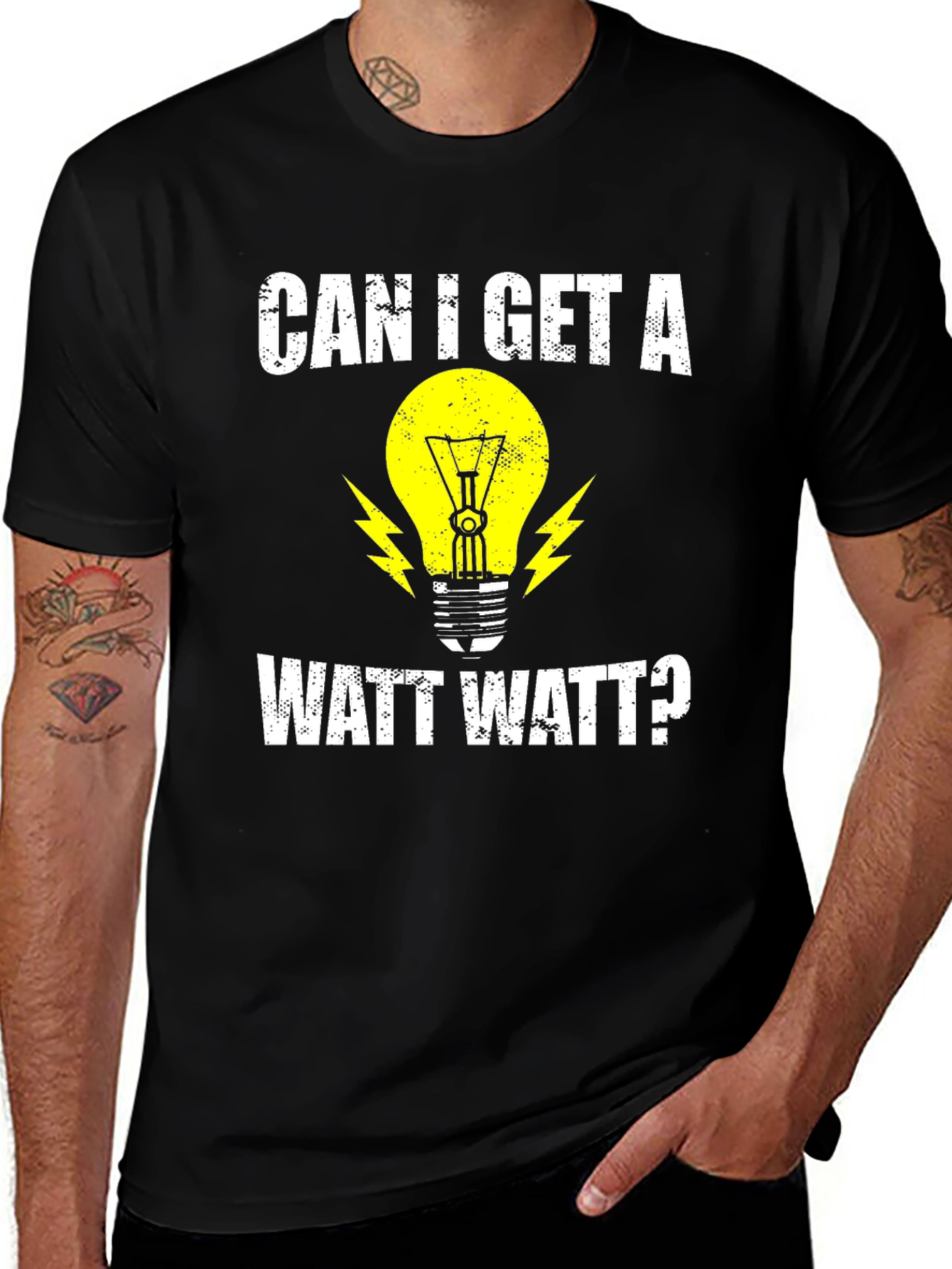 Camiseta Negra Eléctrica: ¿Puedo Obtener Un Watt Watt?