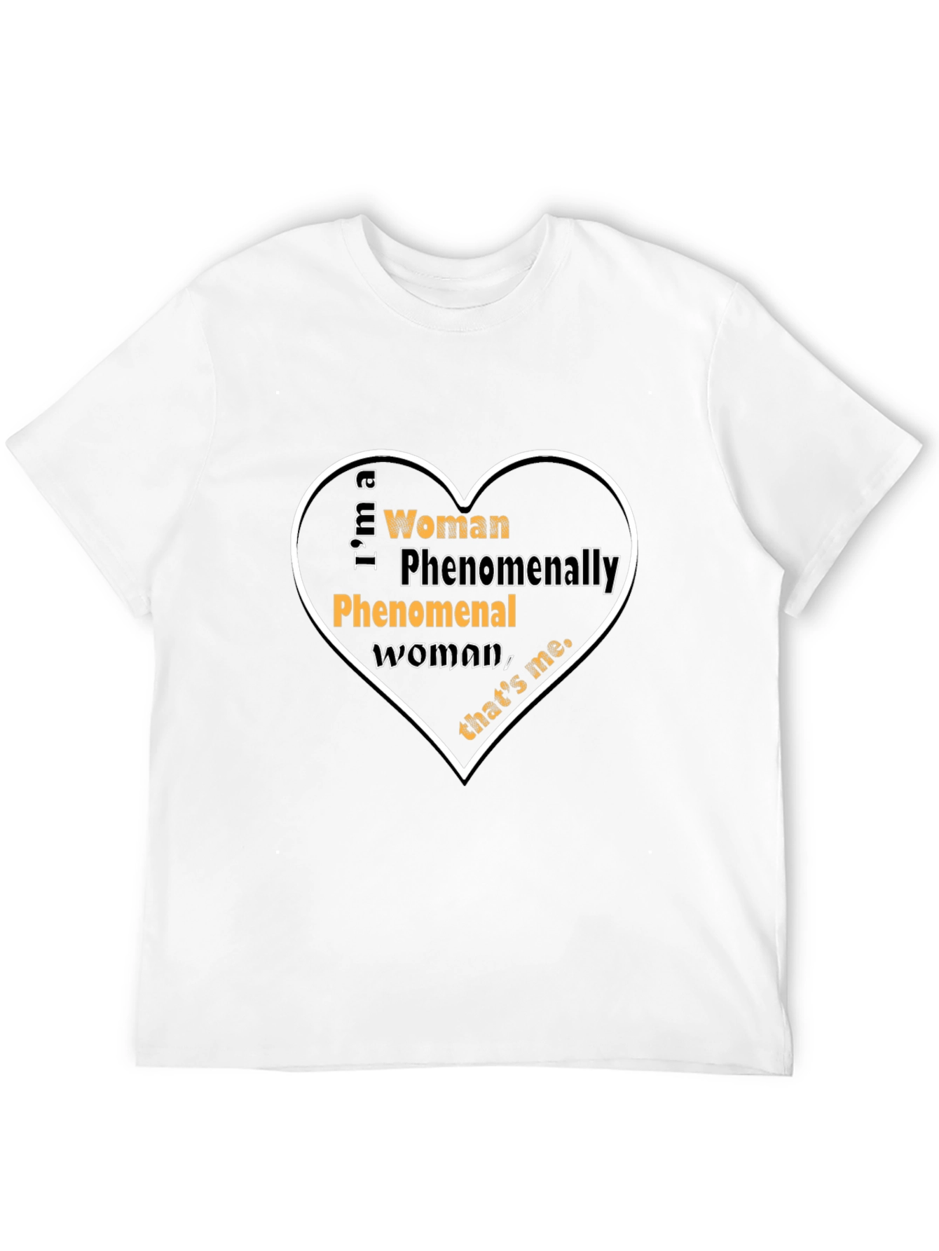 Camiseta Negra: Mujer Fenomenal