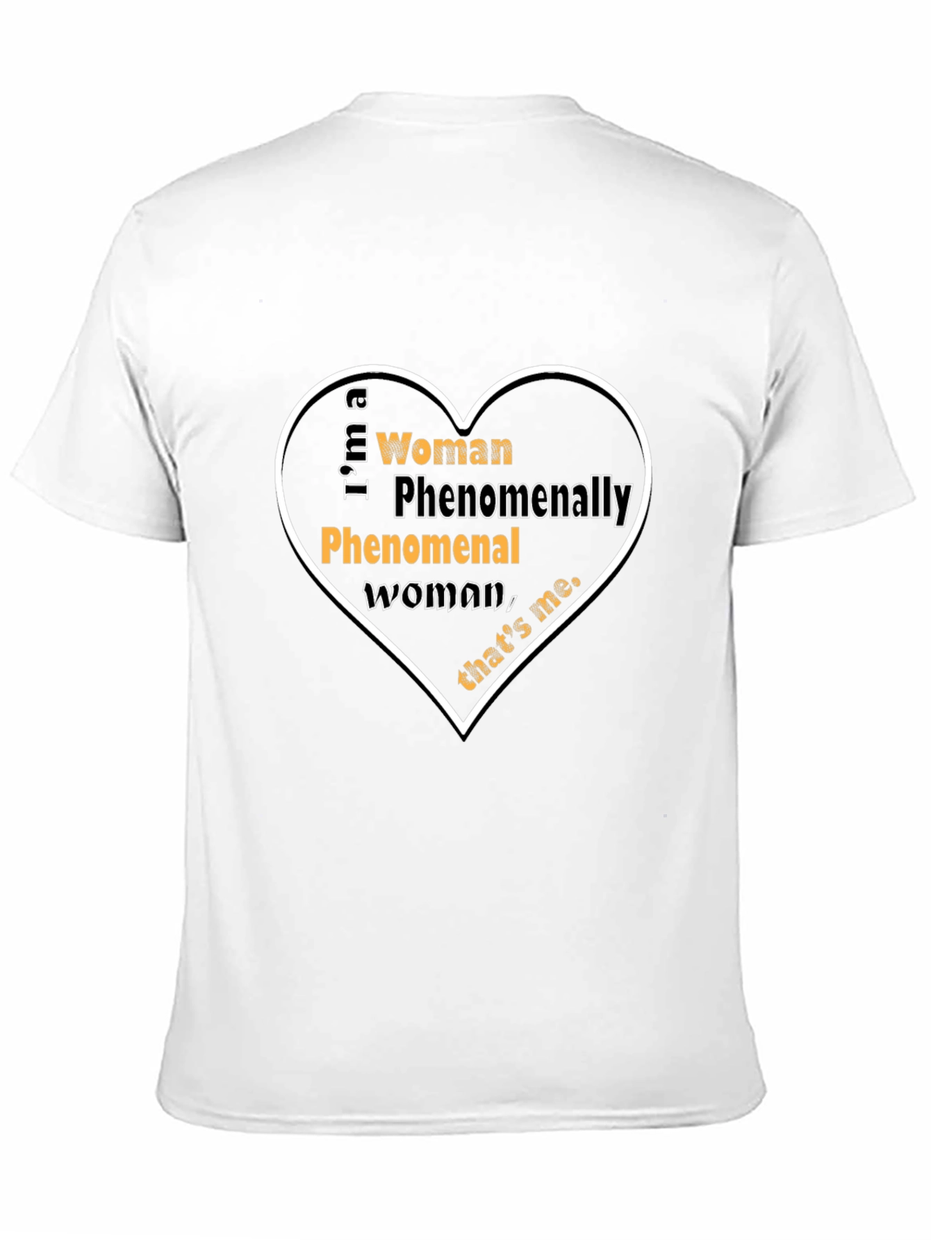 Camiseta Negra: Mujer Fenomenal