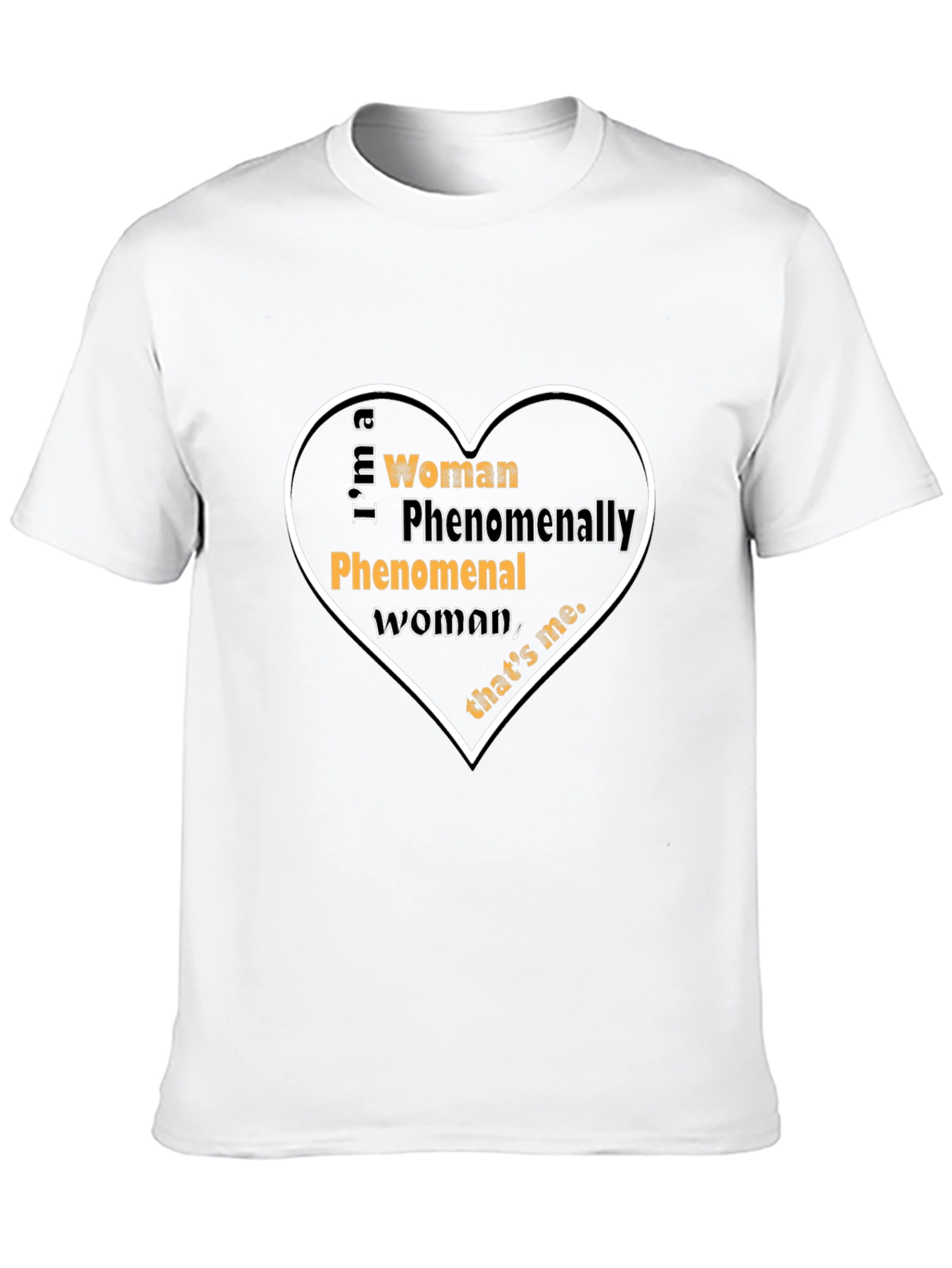 Camiseta Negra: Mujer Fenomenal