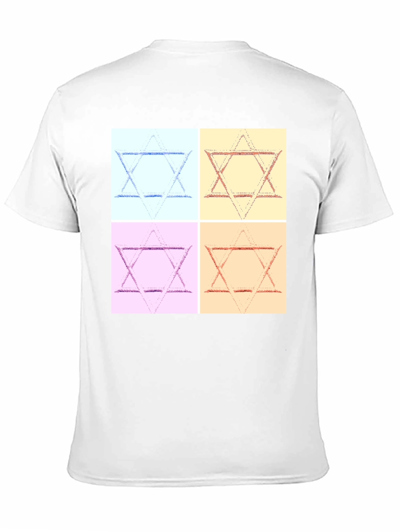 Camiseta Hombre Estrella de David Arte Pop
