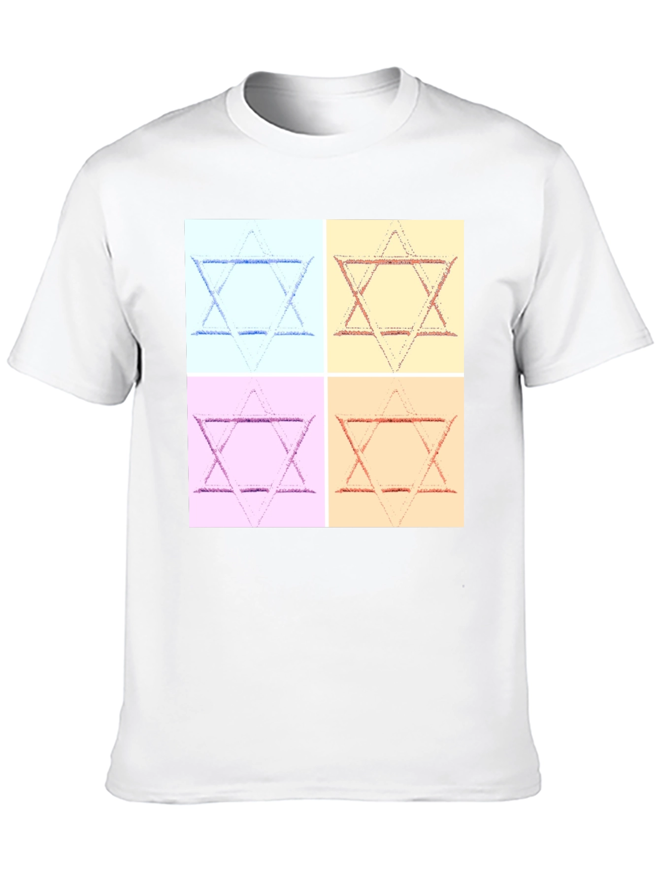 Camiseta Hombre Estrella de David Arte Pop