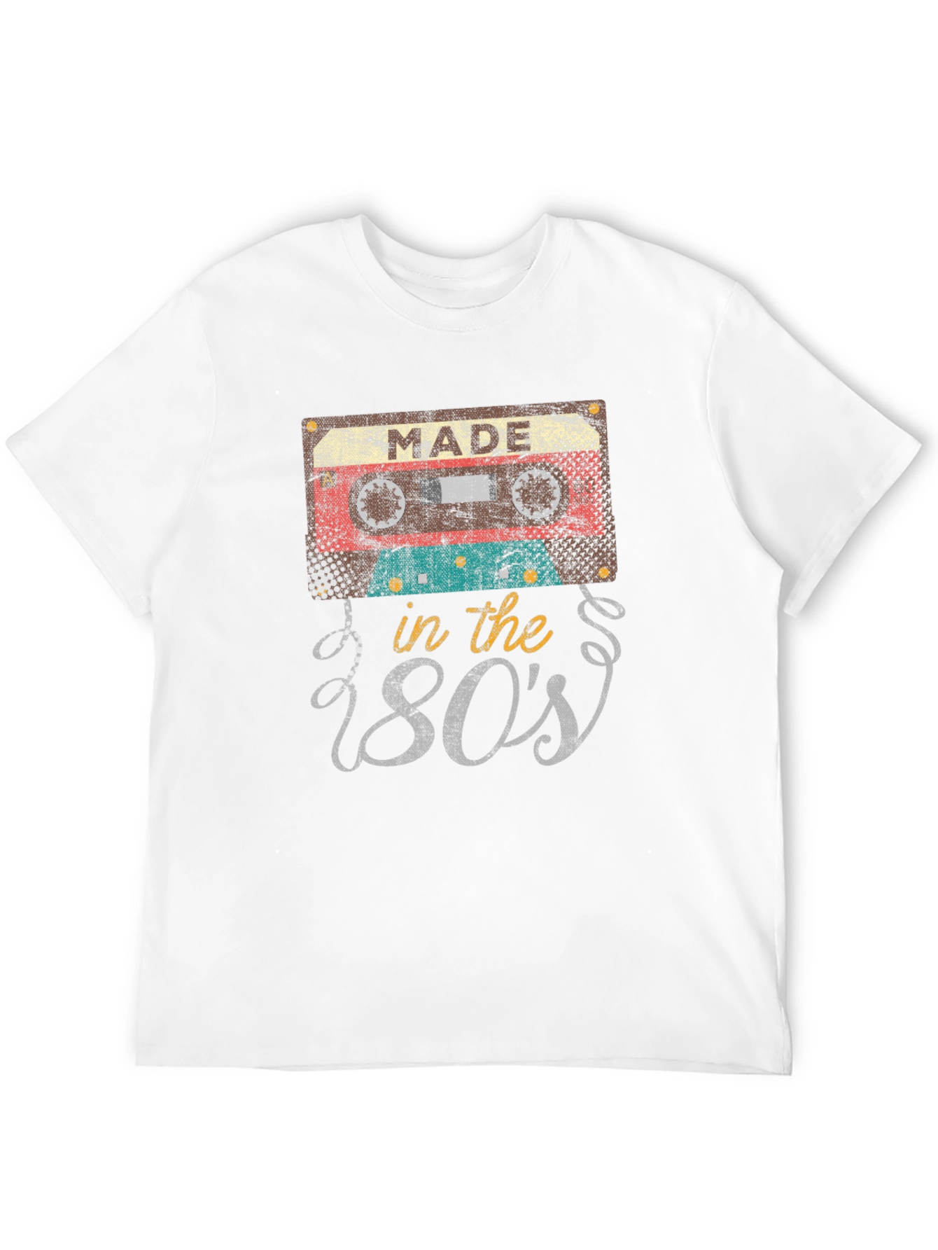 Camiseta Negra Retro Made in the 80s