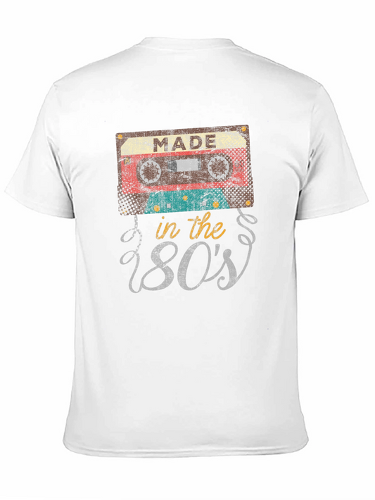 Camiseta Negra Retro Made in the 80s