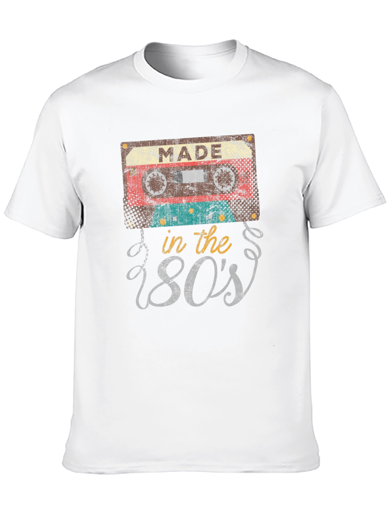 Camiseta Negra Retro Made in the 80s