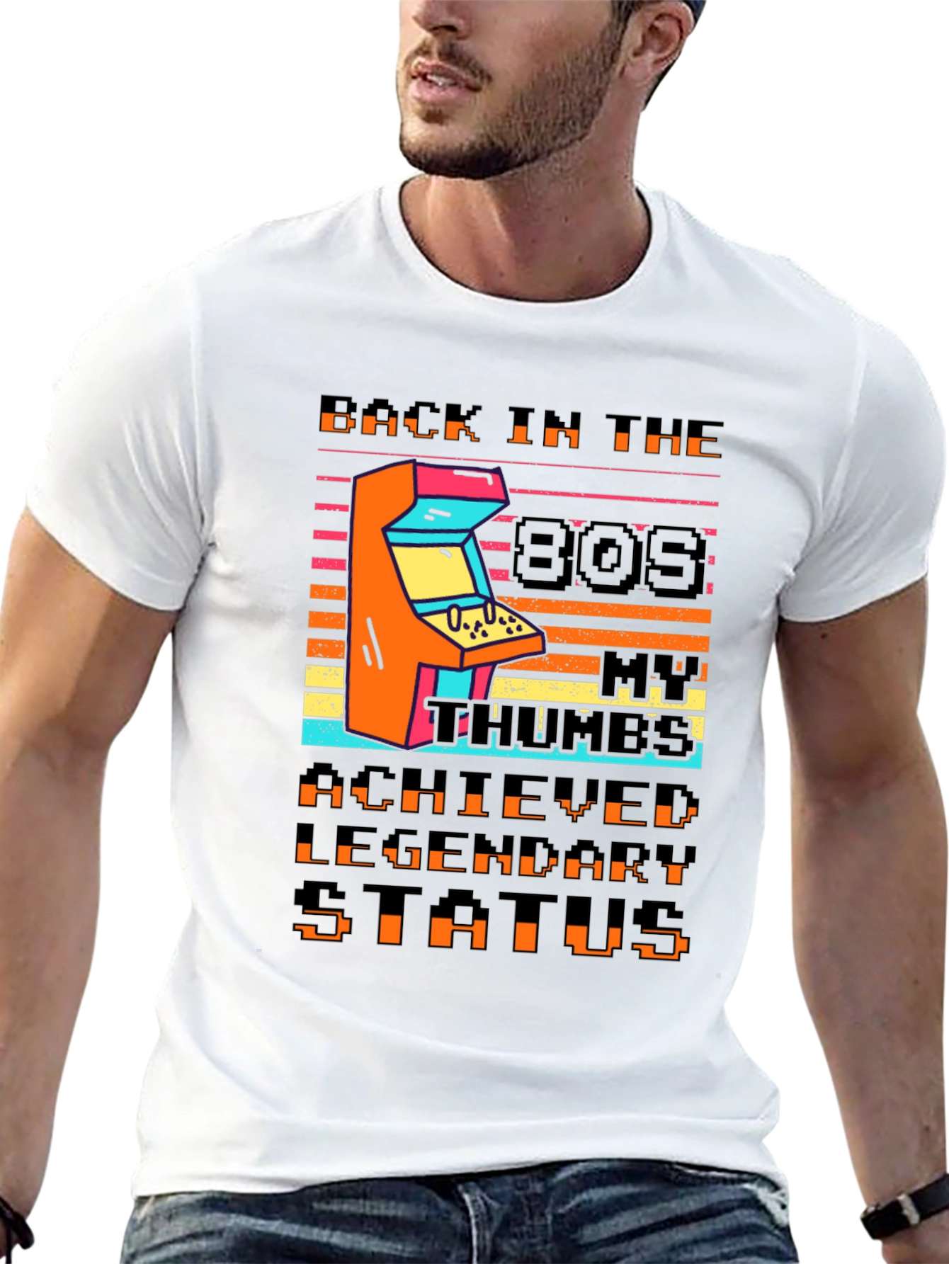 Camiseta Retro Arcade Años 80