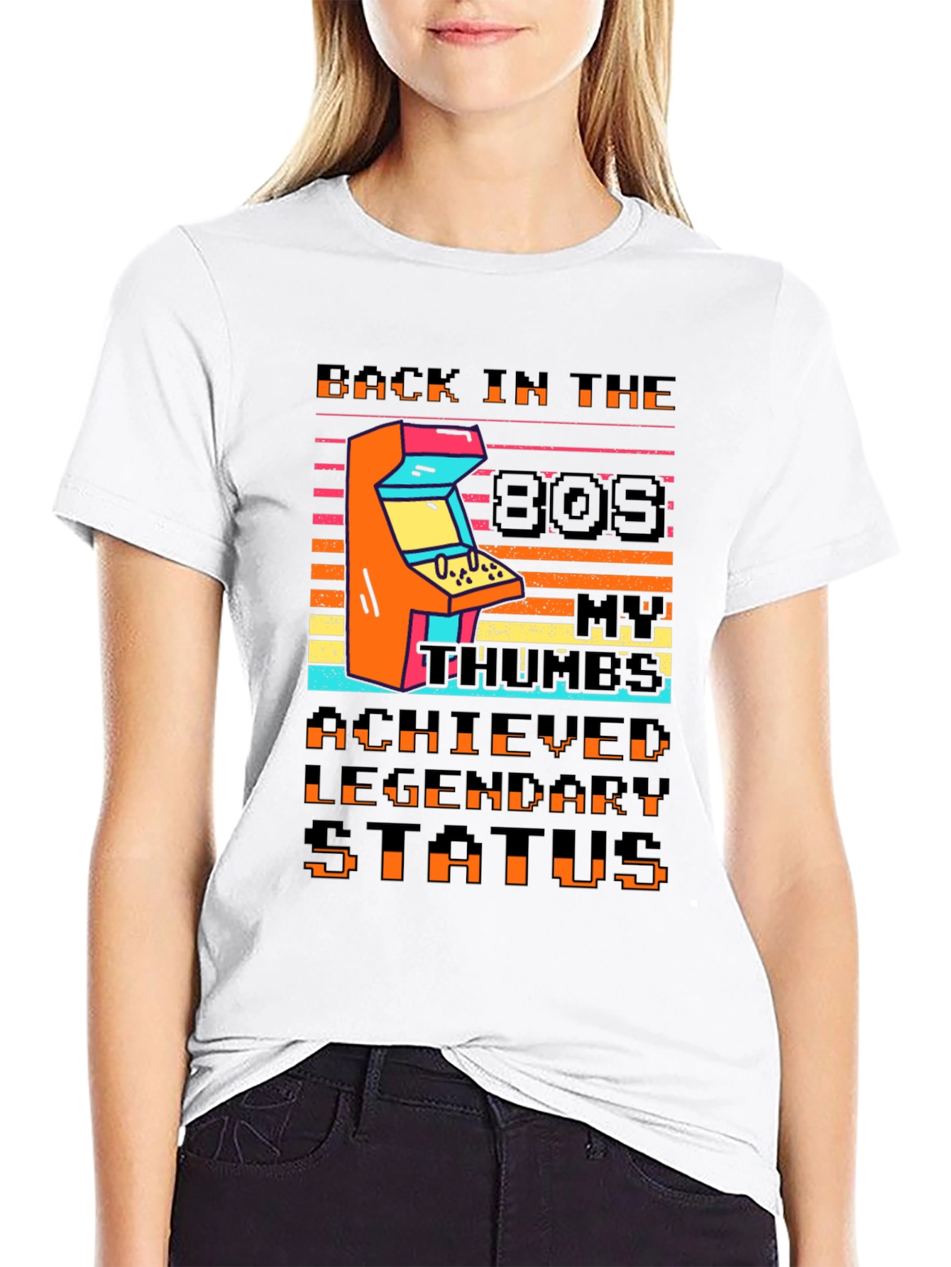 Camiseta Retro Arcade Años 80